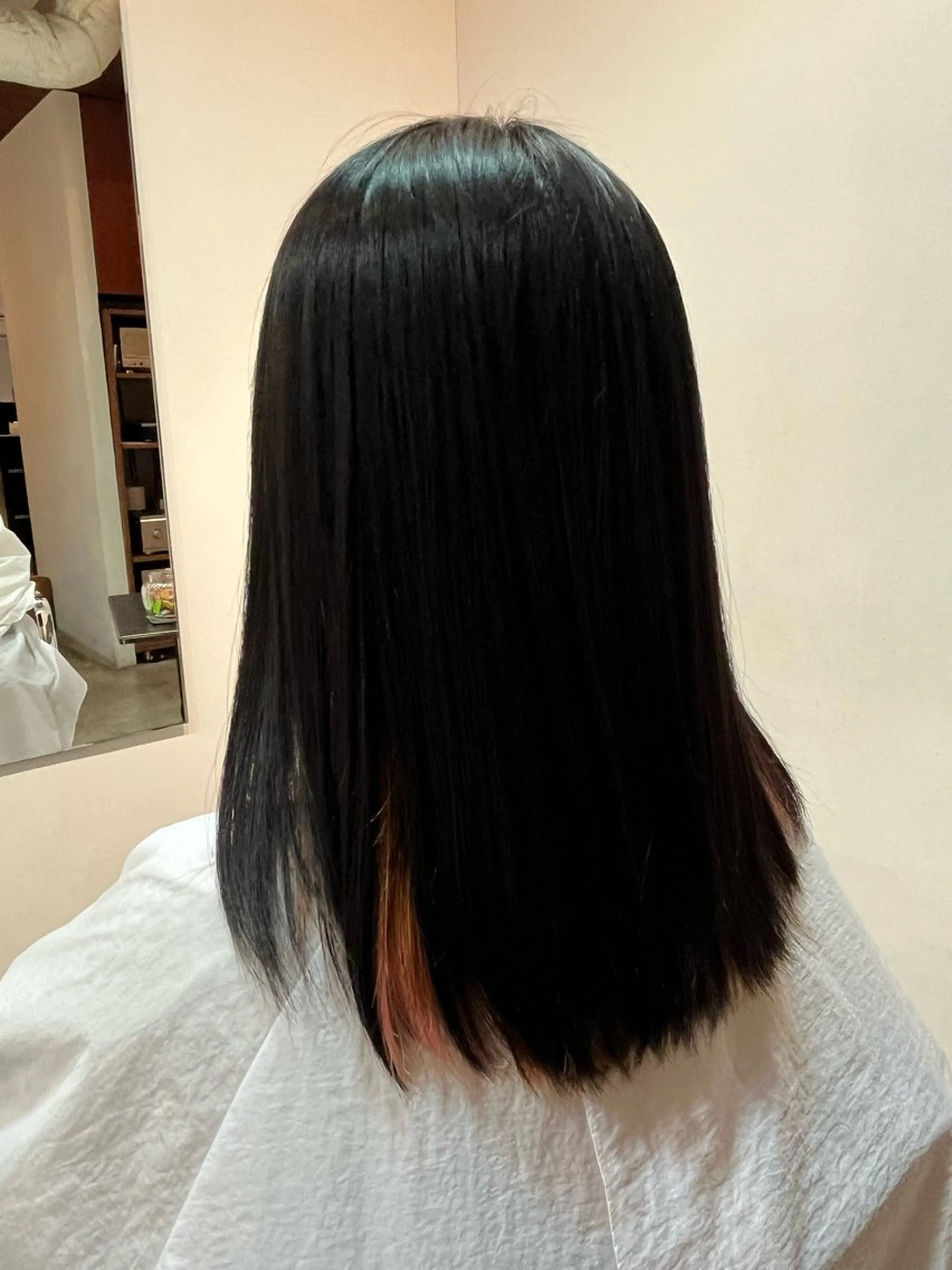 ミディアム 縮毛矯正 おおた あいこのヘアスタイル
