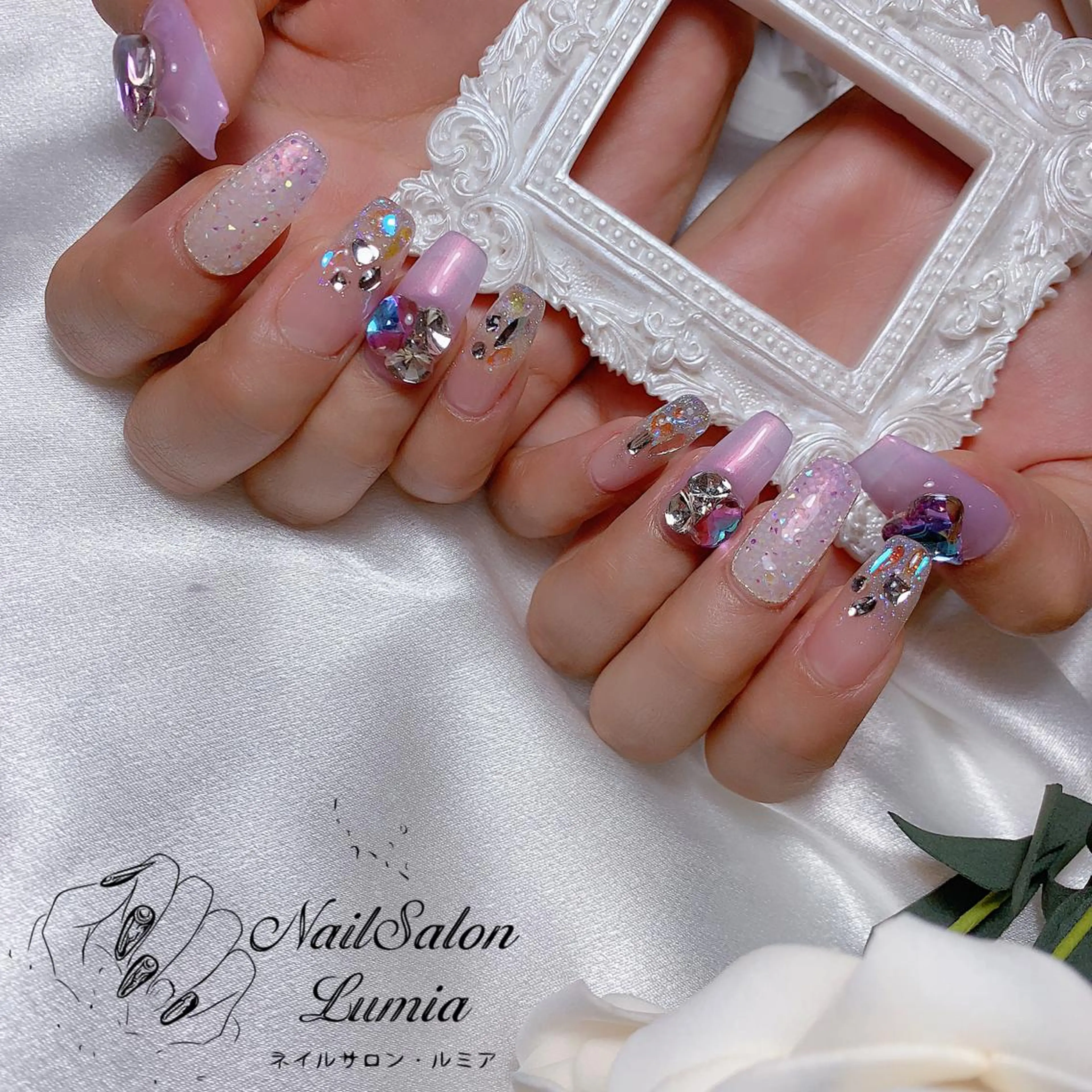 ネイル ハンドネイル ネイルサロン ルミア Lumia 店長のネイルデザイン