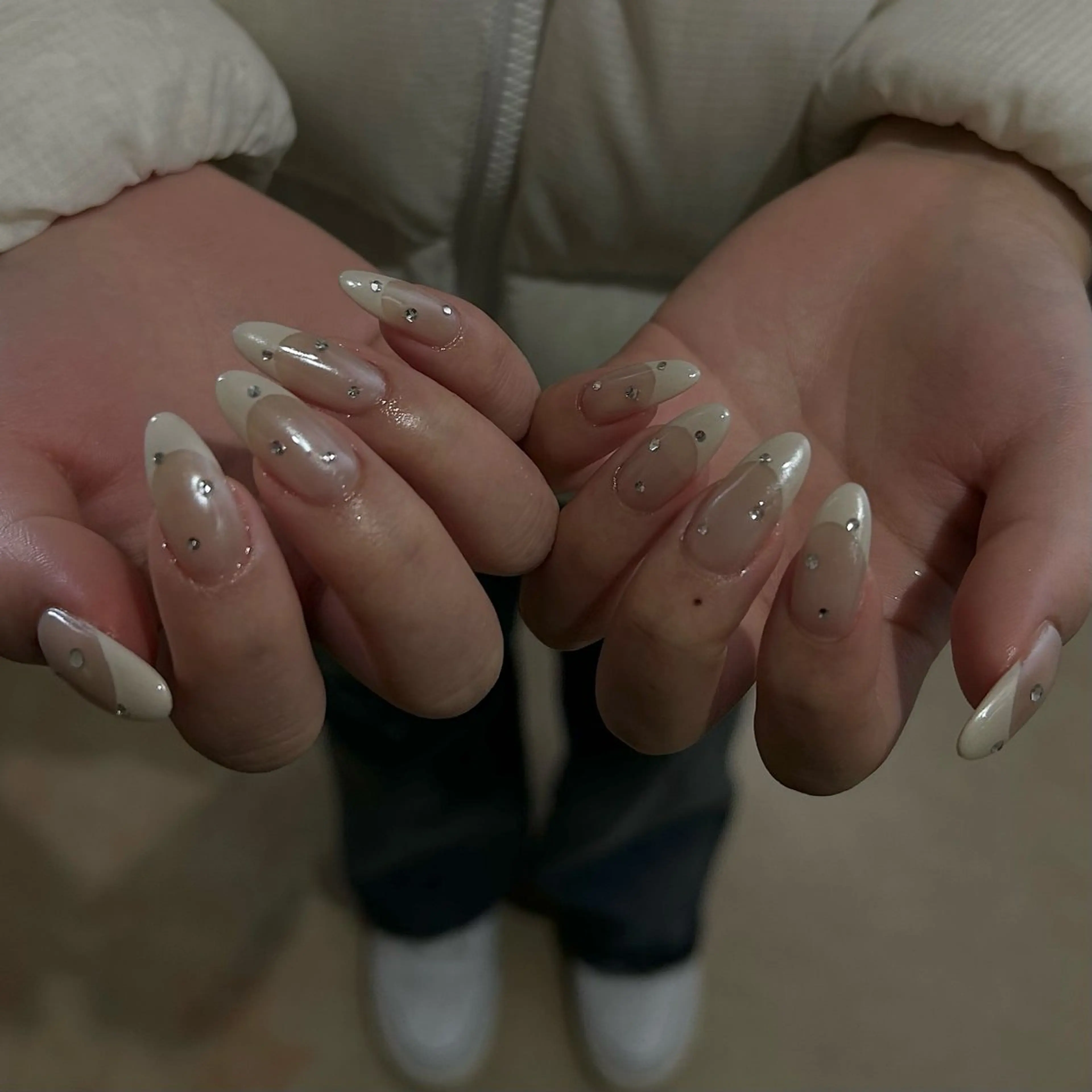 ネイル ハンドネイル パラあり！フィルイン 美フォルムのネイルデザイン