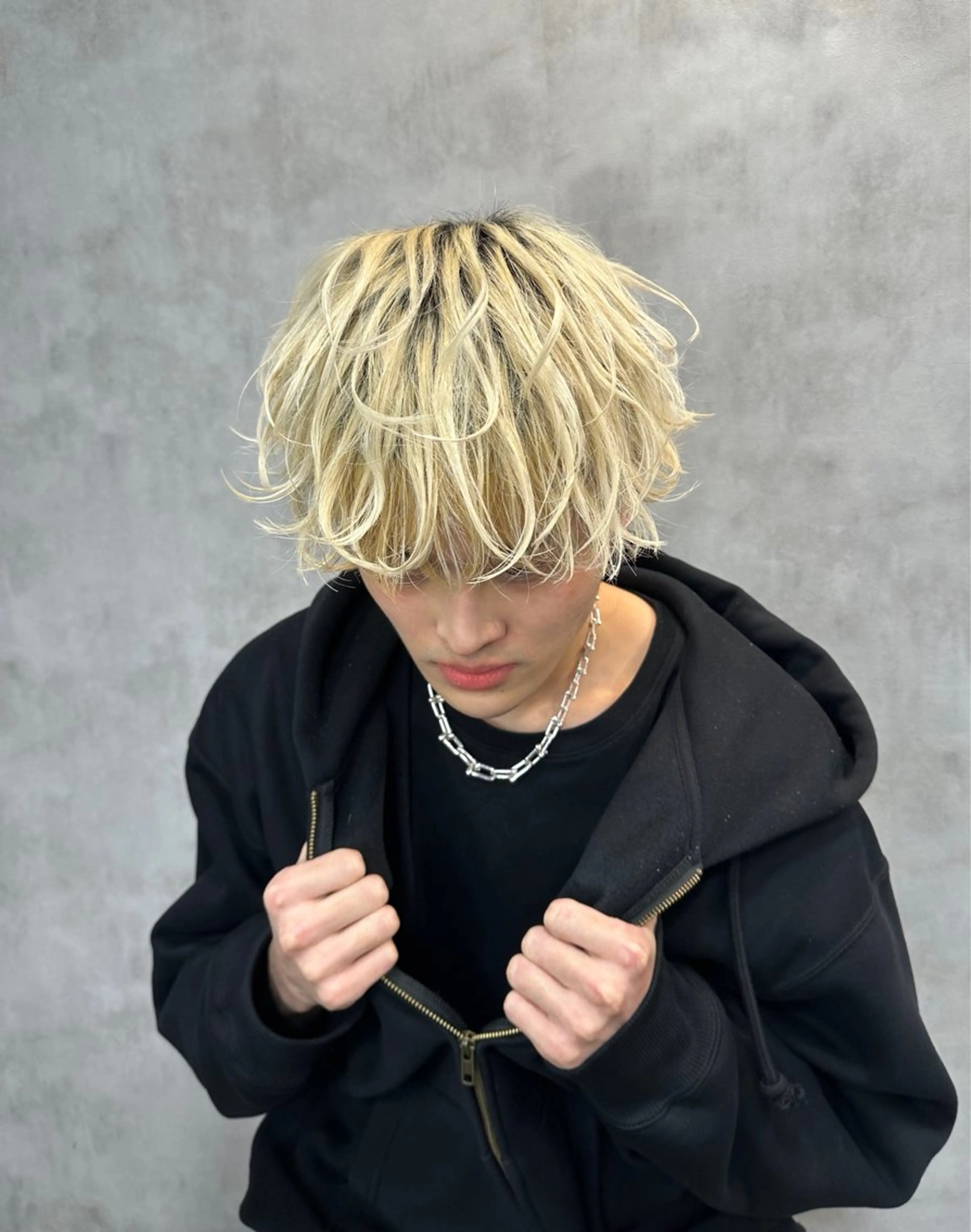 カラー メンズ メンズブリーチ ブリーチ カット ヘアカラー 札幌美容室 /光👑のヘアスタイル