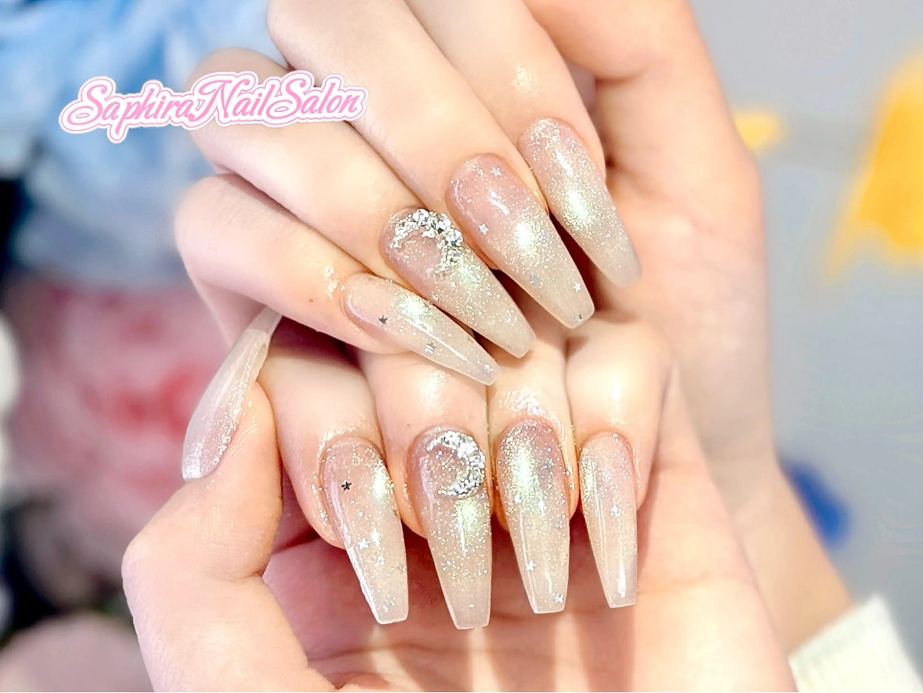 カラー ハンドネイル Saphiraネイル サロン錦糸町のネイルデザイン