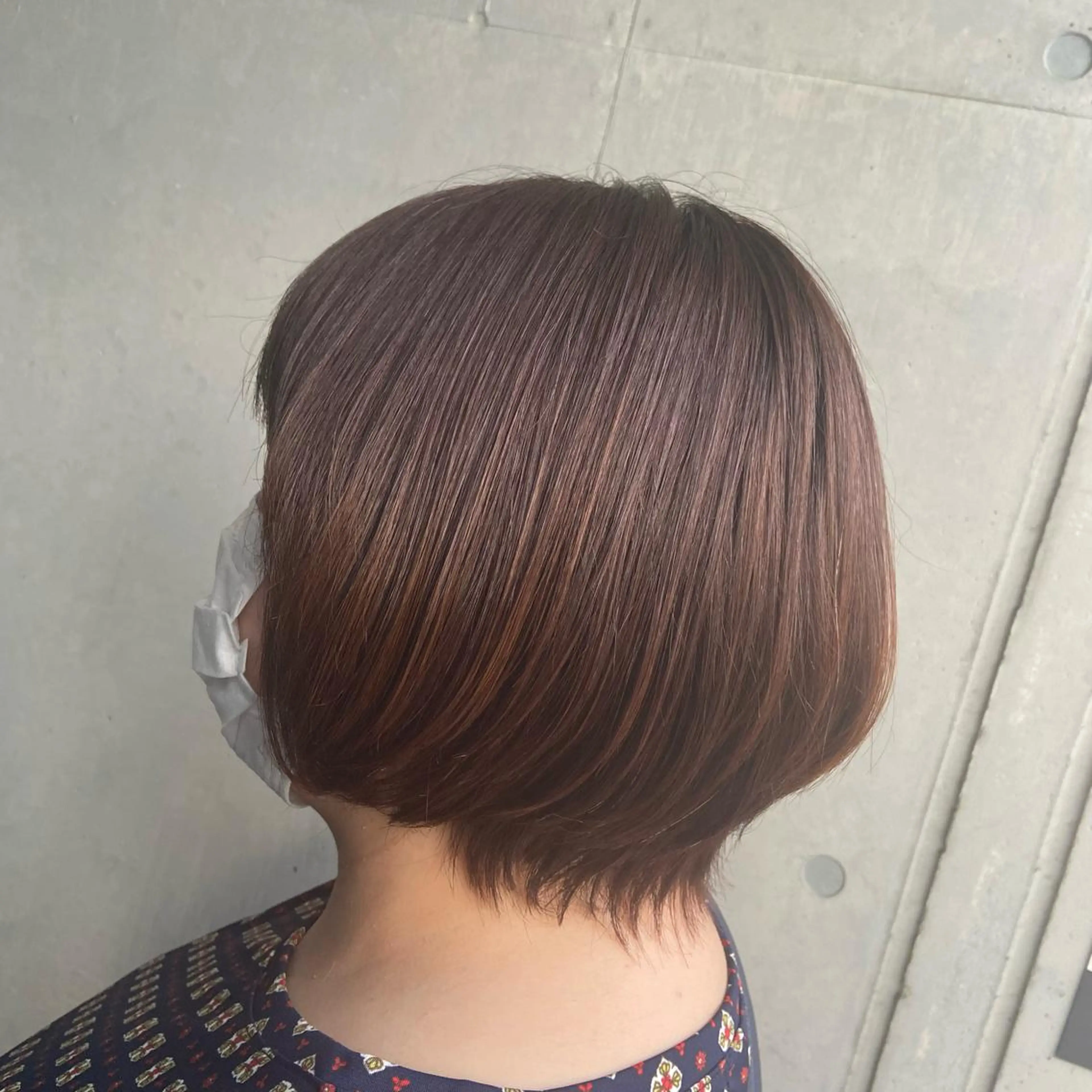 ショート カラー 外国人風カラー 大人女性の艶カット カラー/菊池柊真🌟のヘアスタイル