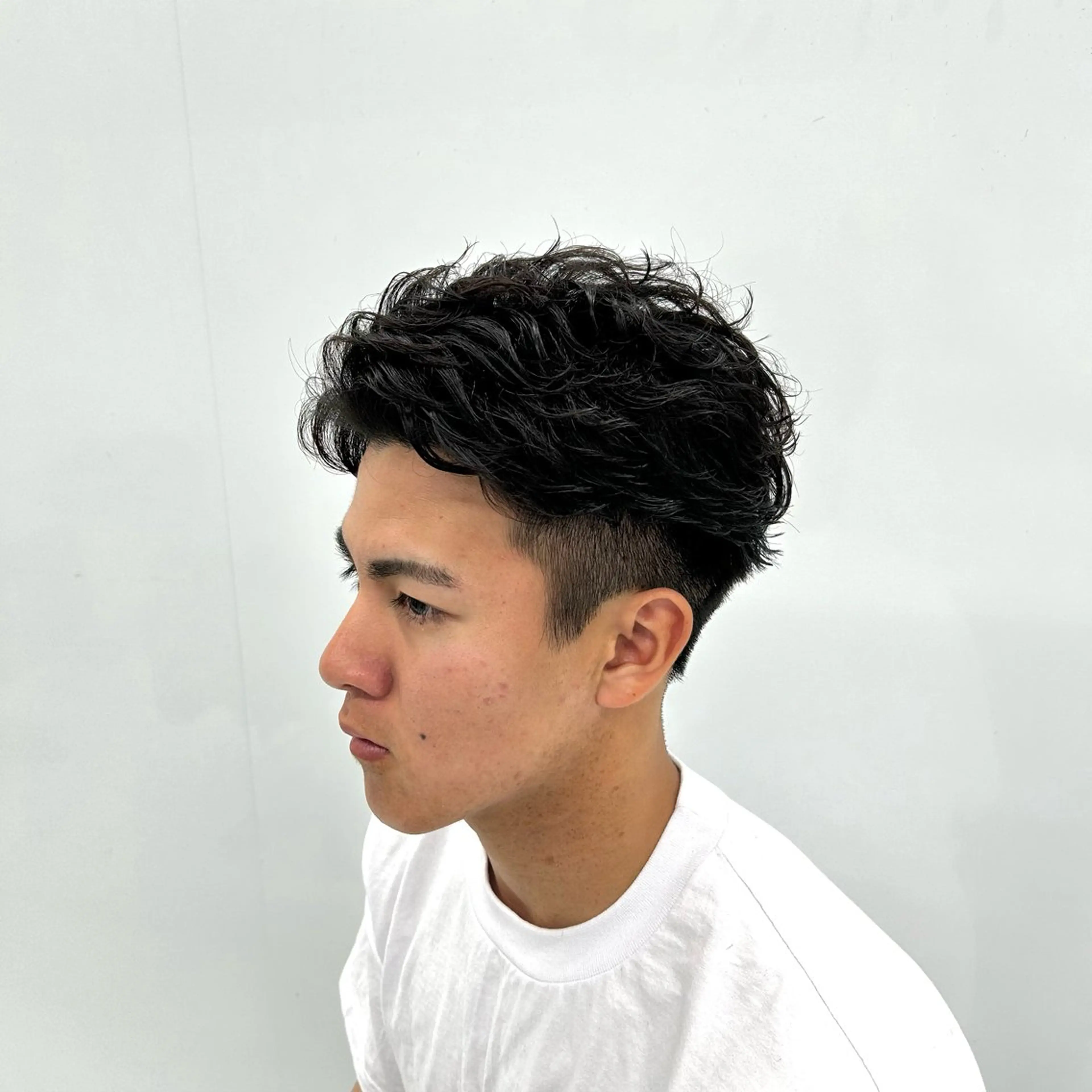 ショート パーマ メンズ メンズパーマ スパイラルパーマ カット パーマ 【メンズパーマ特化】 🍏網中勇喜のヘアスタイル