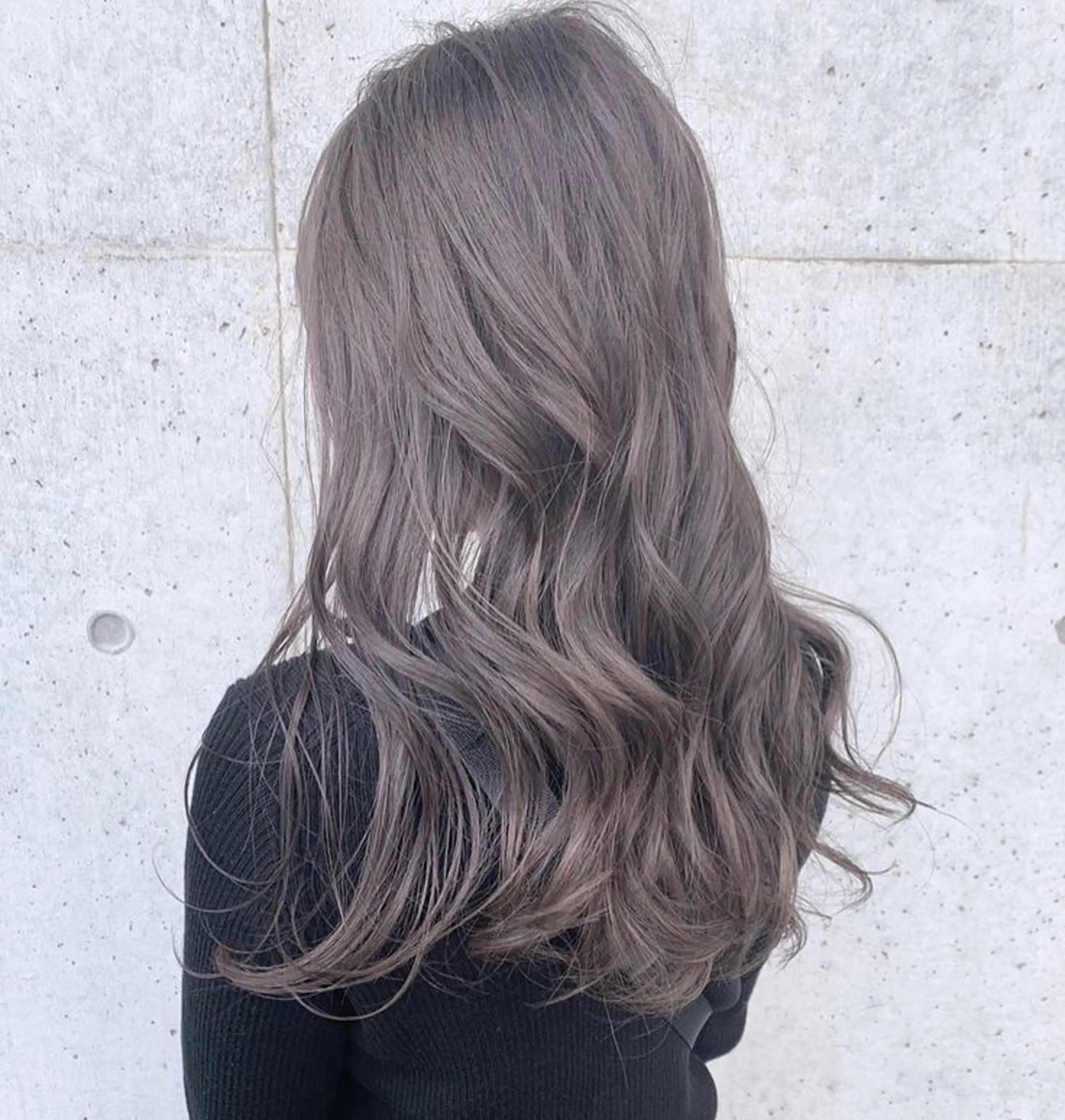 ロング カラー 透明感カラー グレージュ ヘアカラー 透明感Color🩶 髪質改善 ユウナ🦋のヘアスタイル