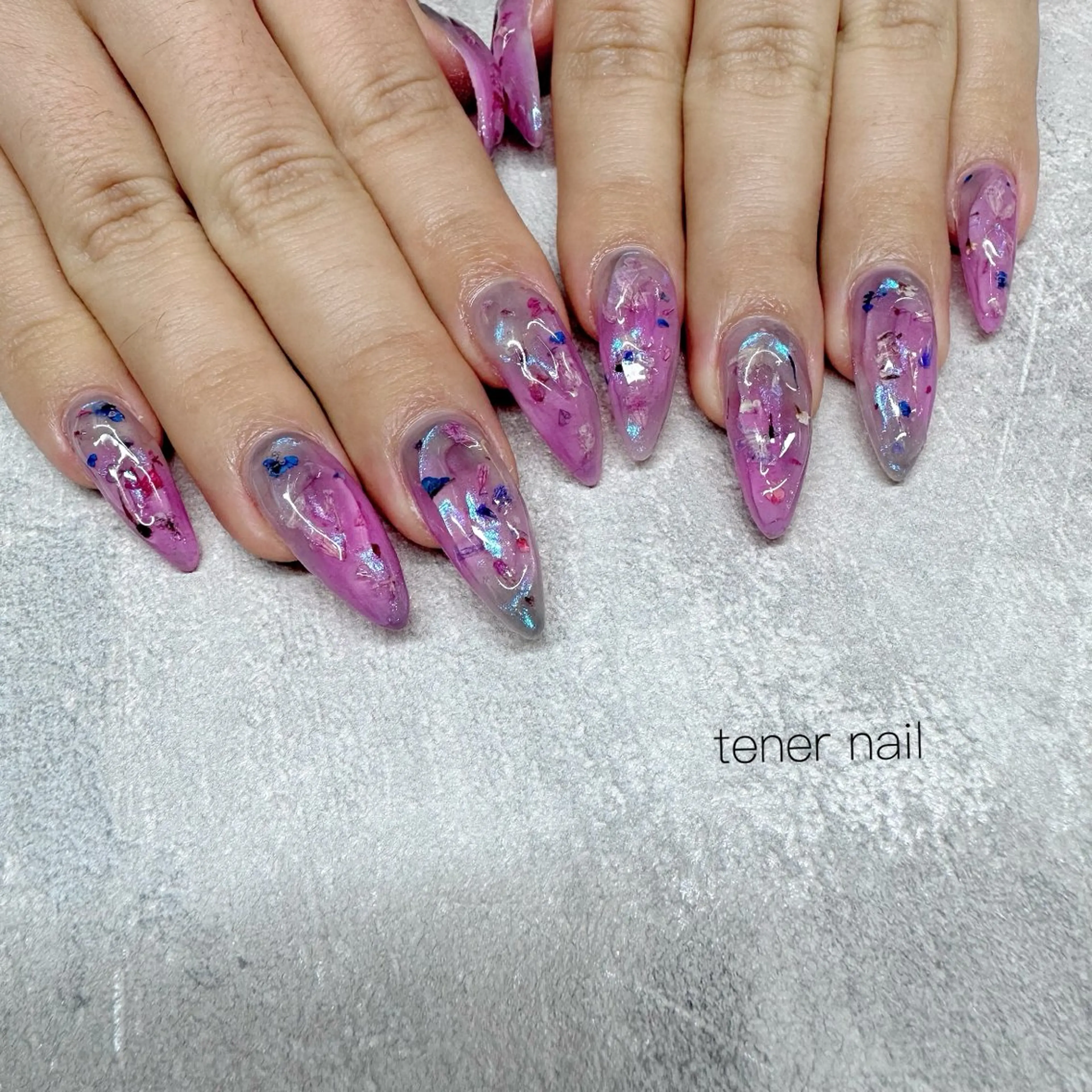 ネイル アートネイル クリアネイル ニュアンスネイル ぷっくりネイル ハンドネイル tener  nail  テネルネイル所属・テネルネイル tener nailのネイルデザイン