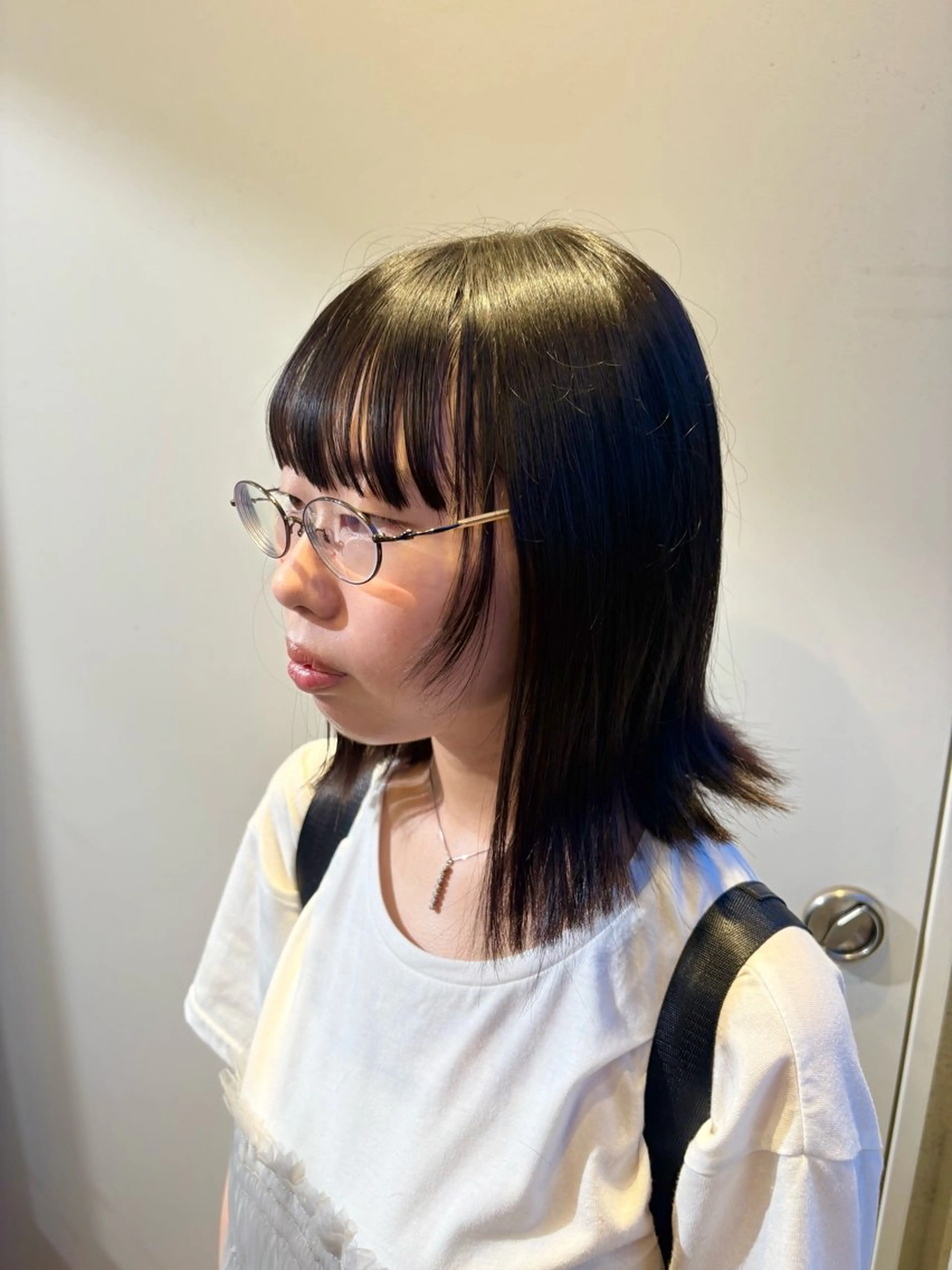 ショート 顔まわりレイヤー 顔周りカット レイヤーカット 向山 月雫のヘアスタイル