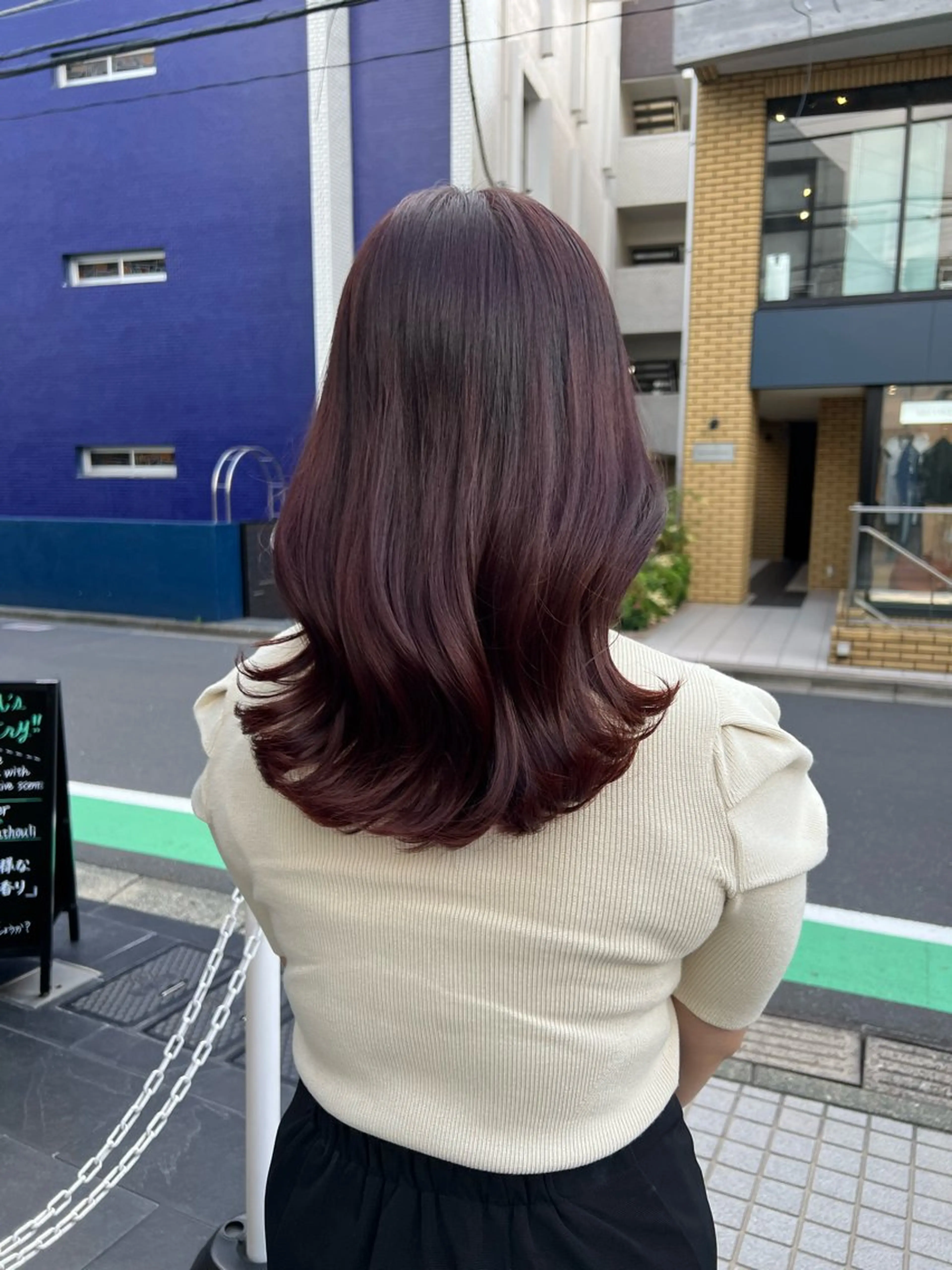 セミロング カラー カット ヘアカラー トリートメント 似合わせヘア🫶🏻 つきいてるみのヘアスタイル