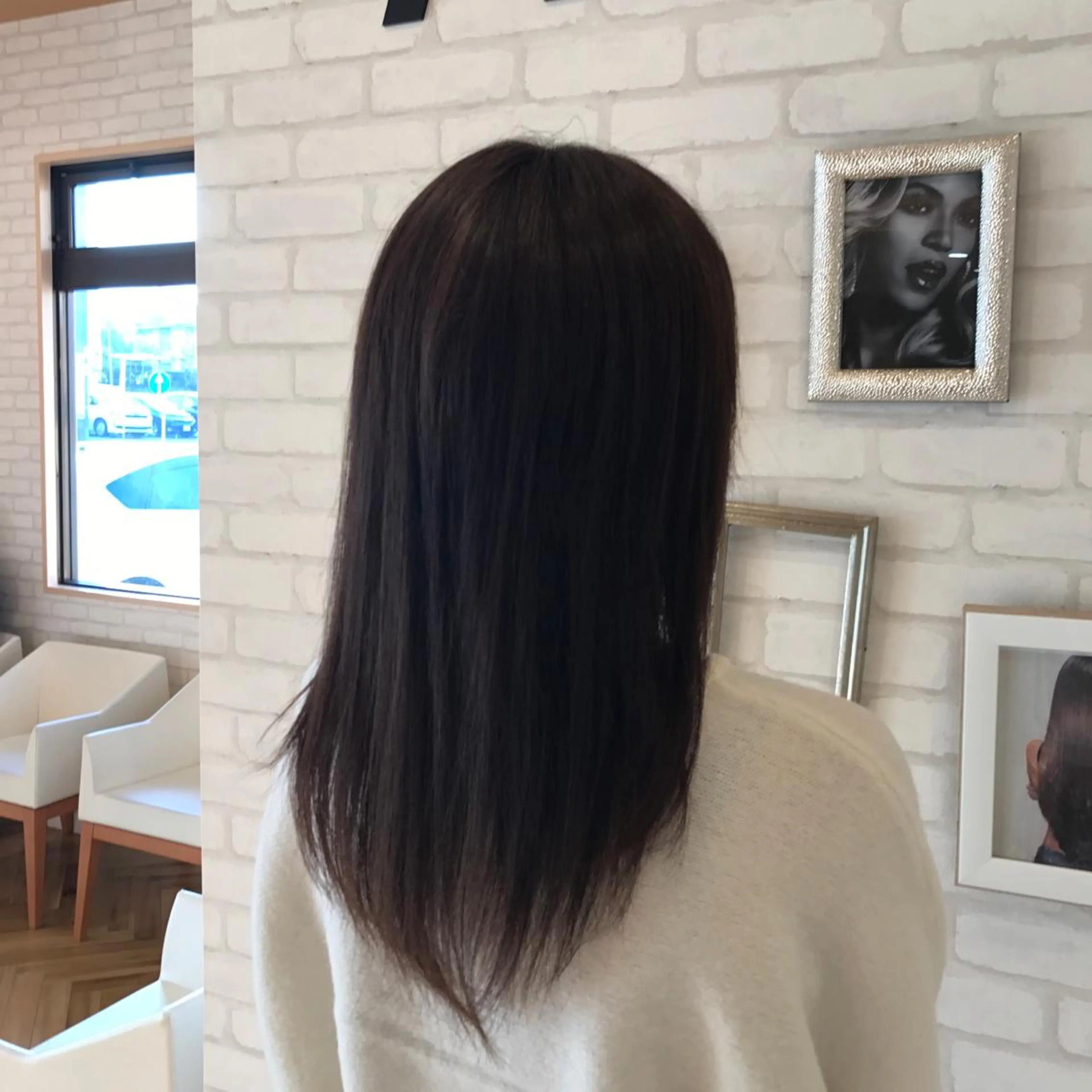 ロング カラー ベージュカラー 【髪質改善】 夏目結以のヘアスタイル