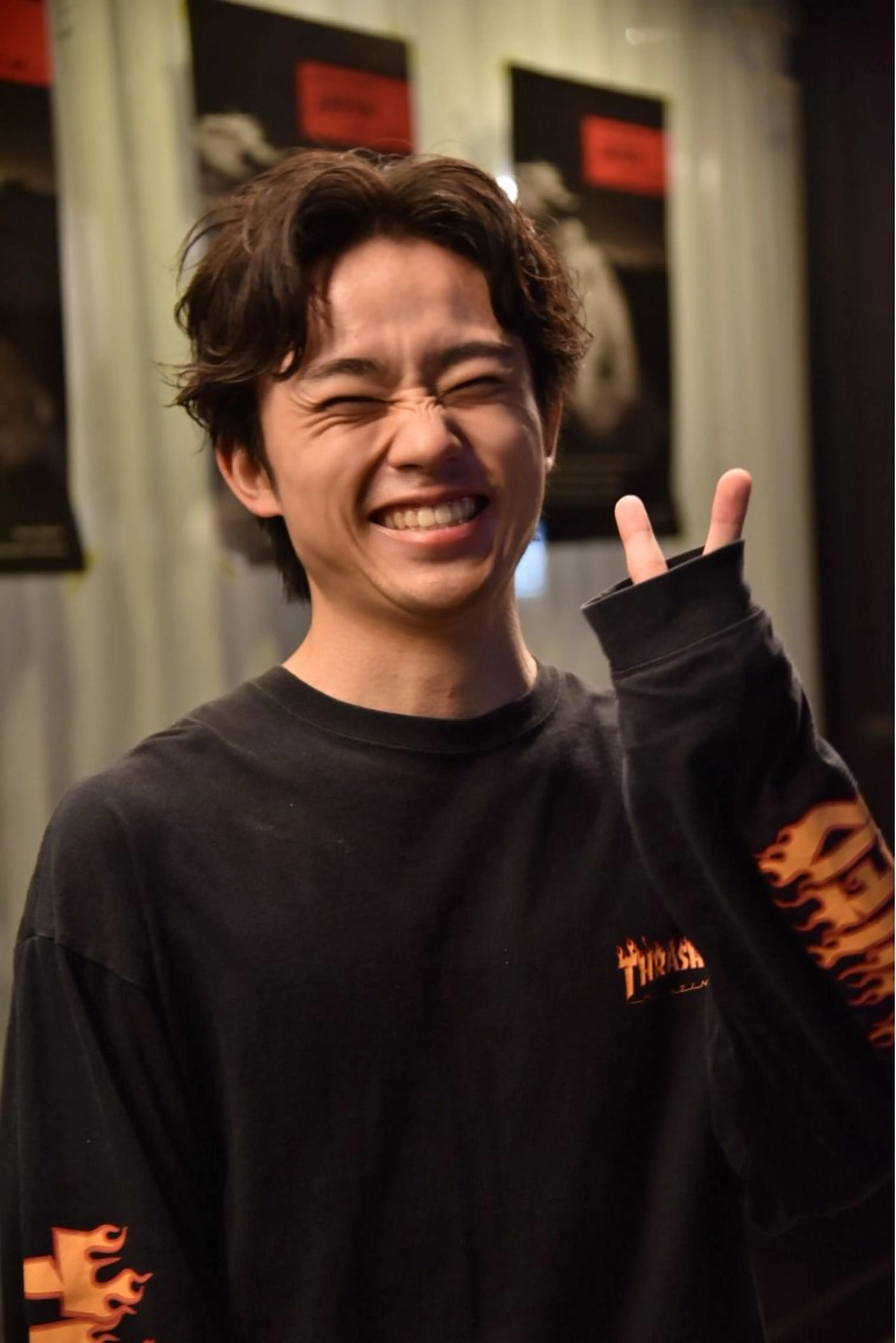 パーマ メンズ フェザーパーマ メンズパーマ 北島 想大のヘアスタイル