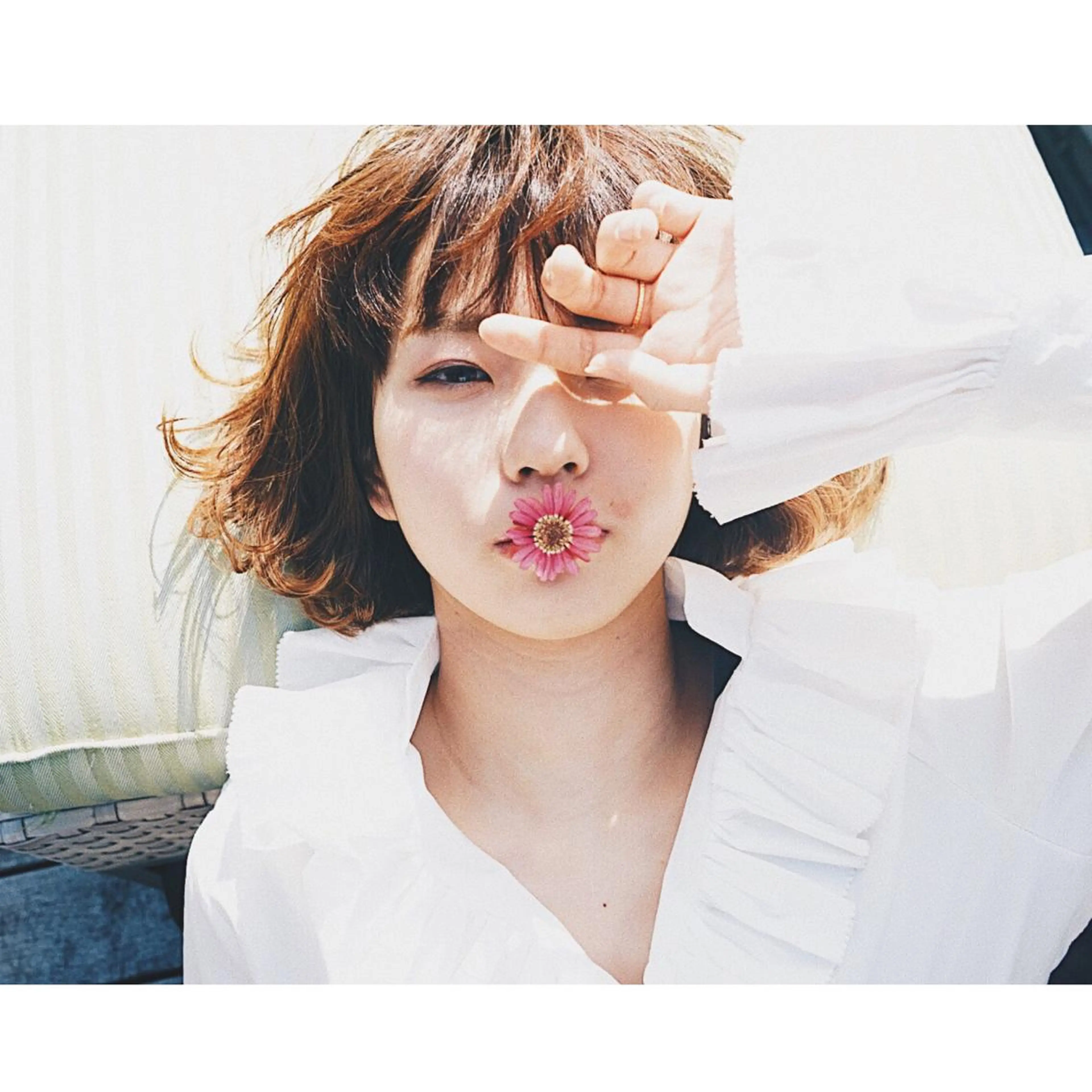 カラー ✨艶ブリーチカラー ✨四ノ宮裕己のヘアスタイル