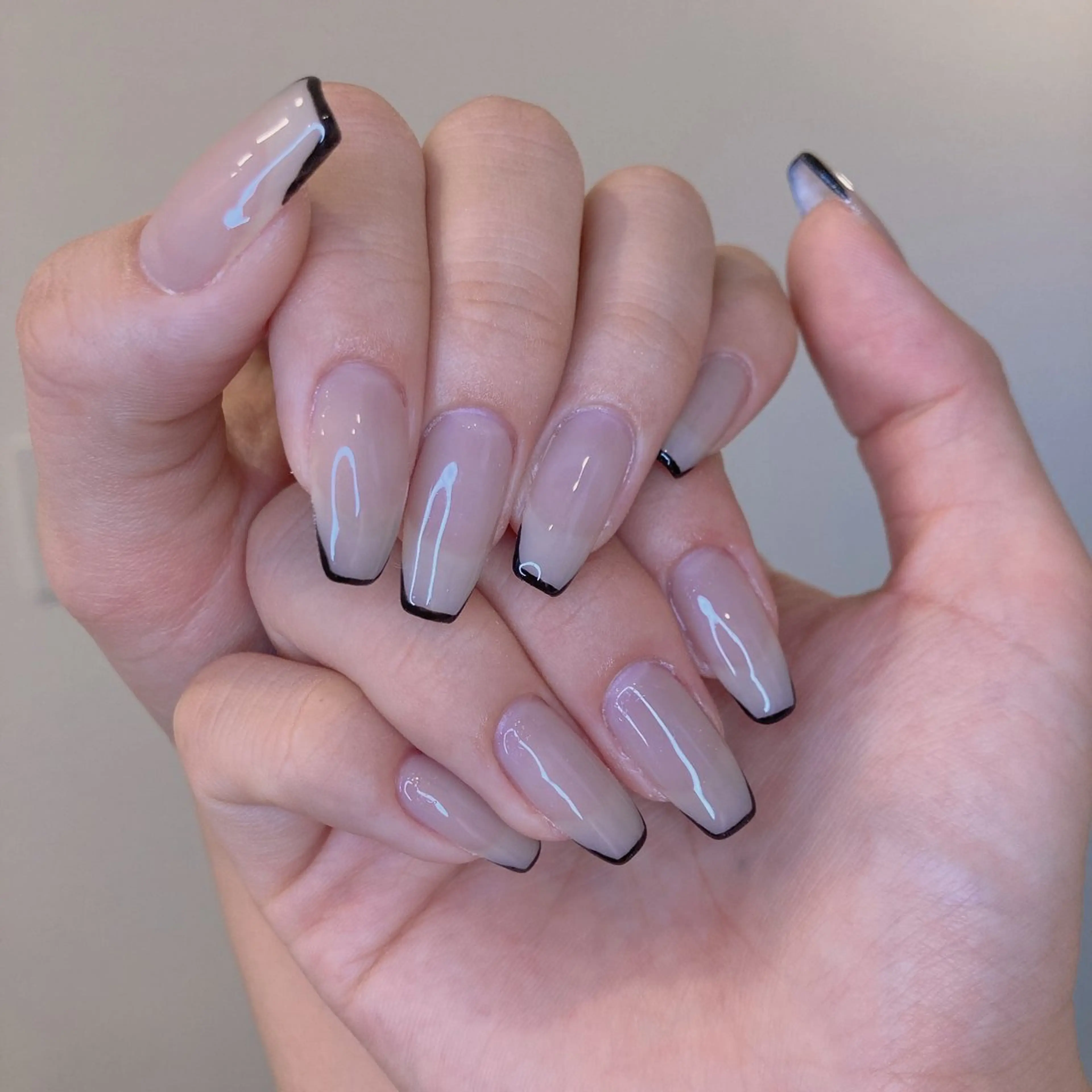 ネイル ハンドネイル 韓国ネイル/ワンホン ネイル🎀表参道3分のネイルデザイン