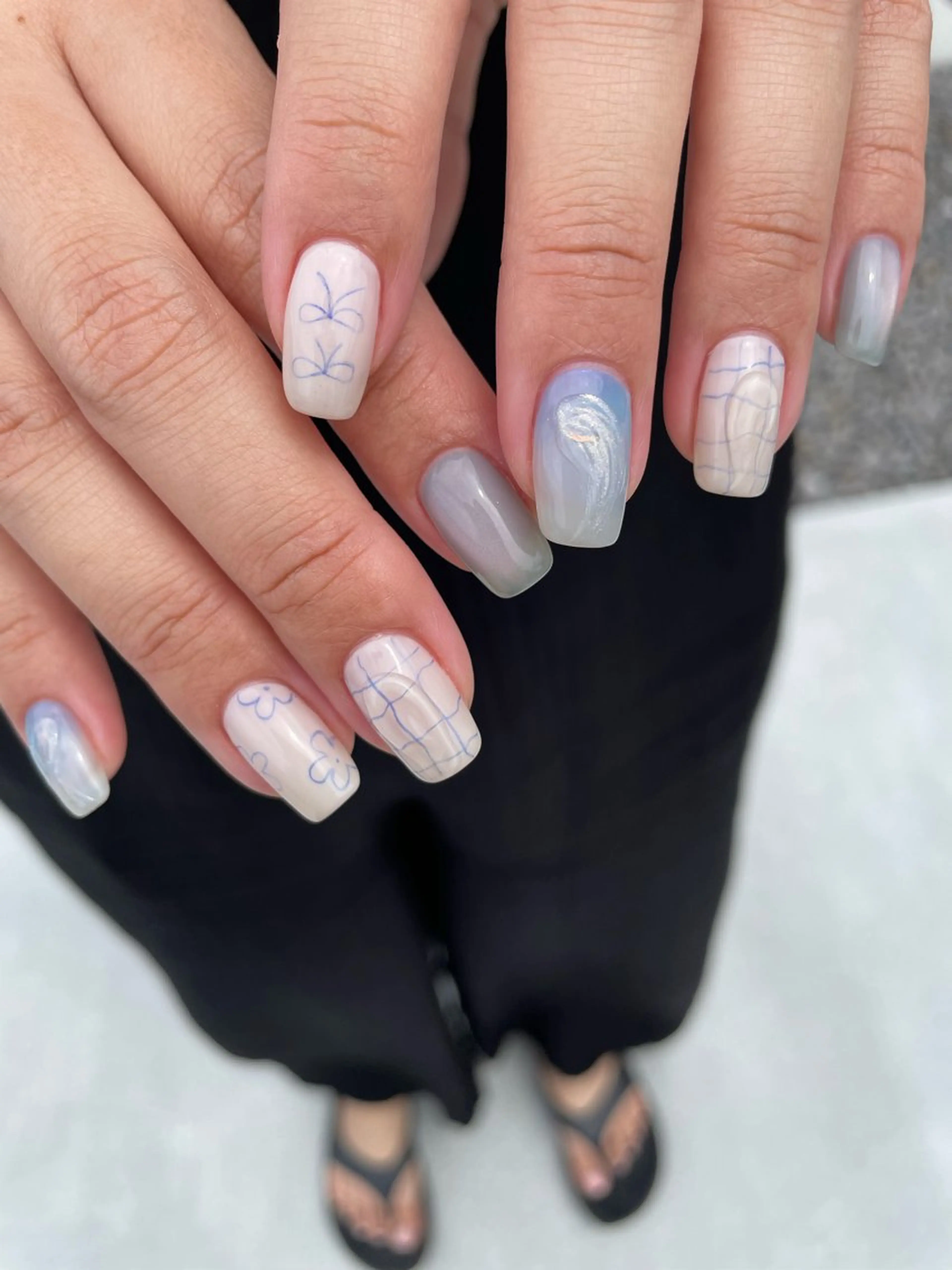 ミディアム ハンドネイル Yukari chèrieのマツエク・マツパデザイン