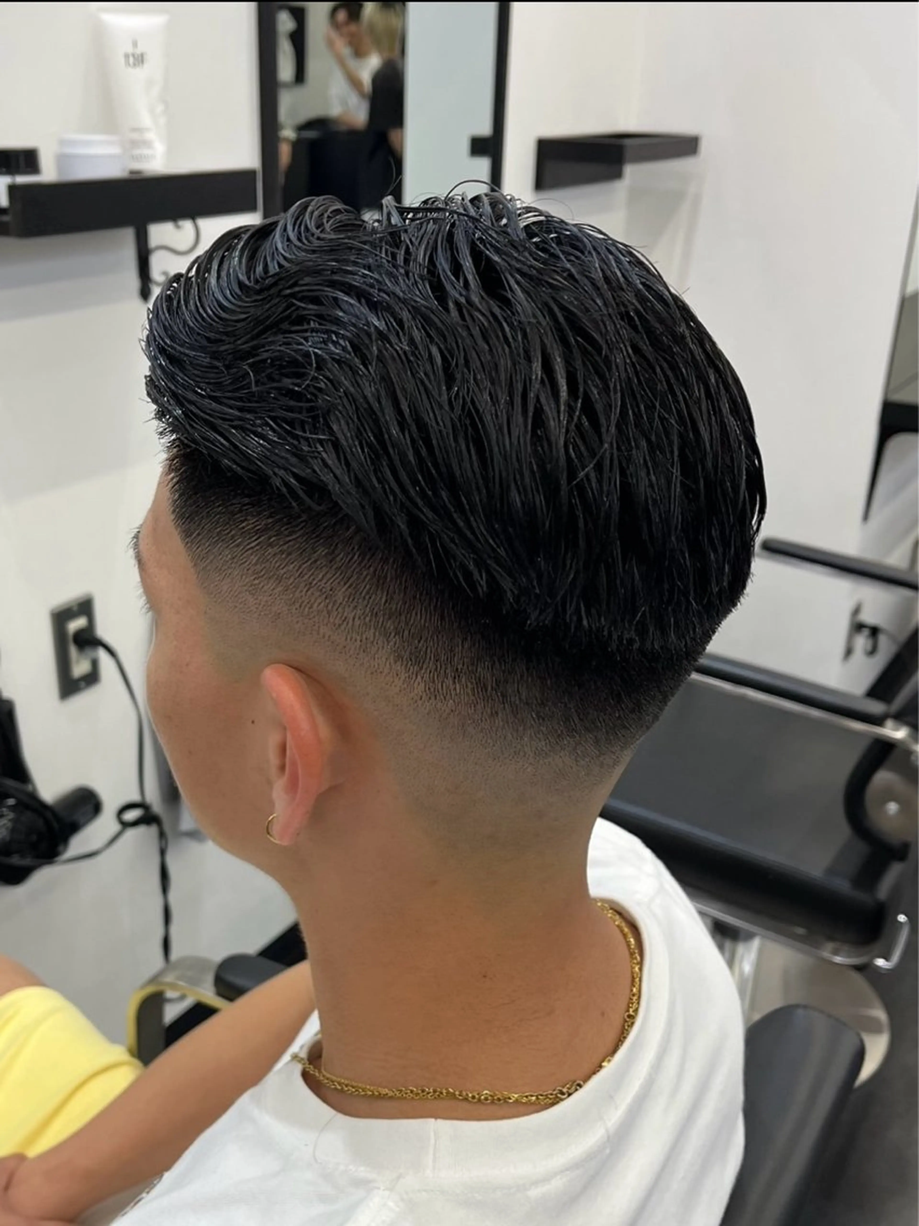 ミディアム 韓国パーマ 美容師 和田爽良のヘアスタイル