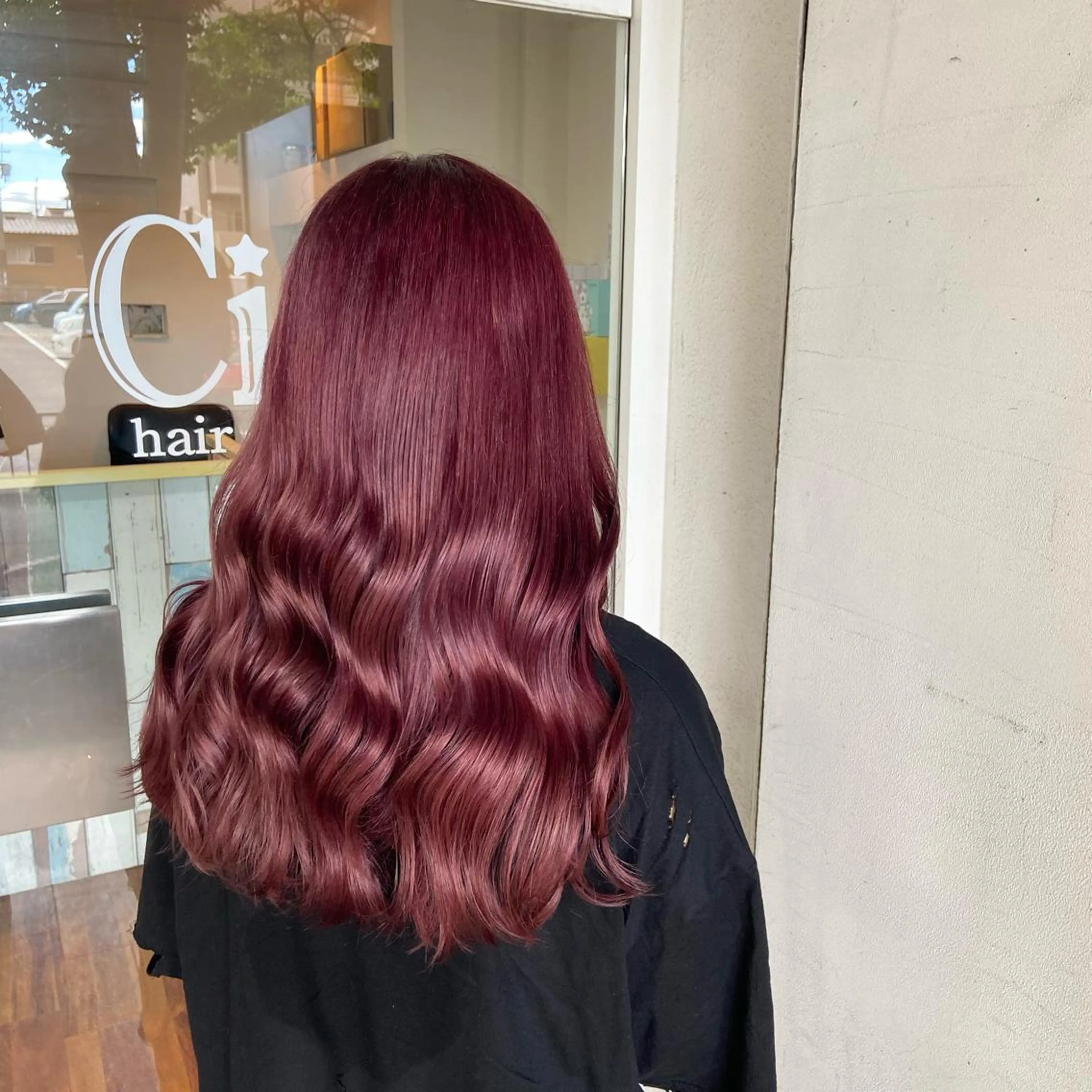 ロング カラー 髪質改善/透明感 カラー/西川奈穂のヘアスタイル