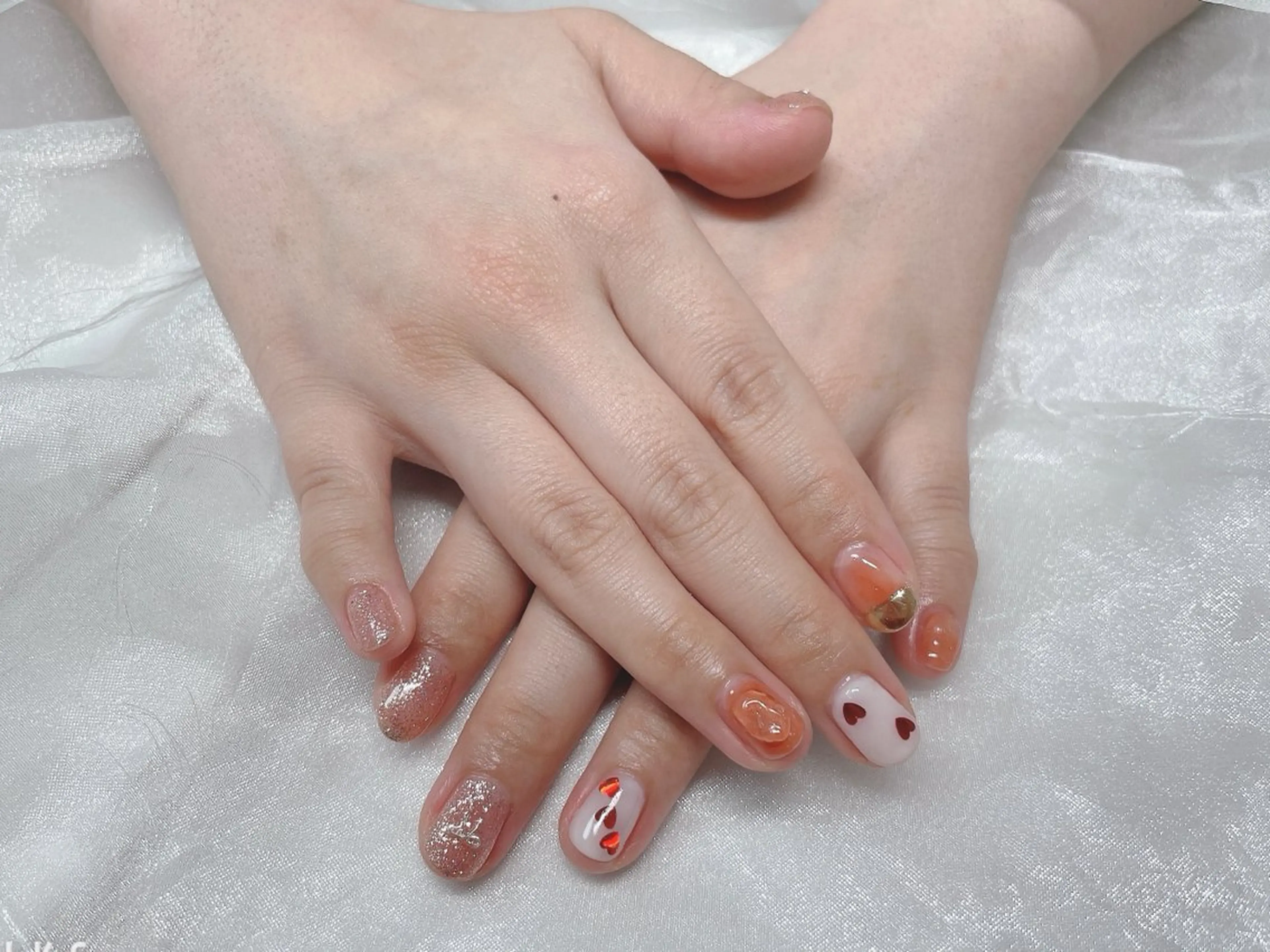 ネイル ハート BABY LION :Linaのネイルデザイン