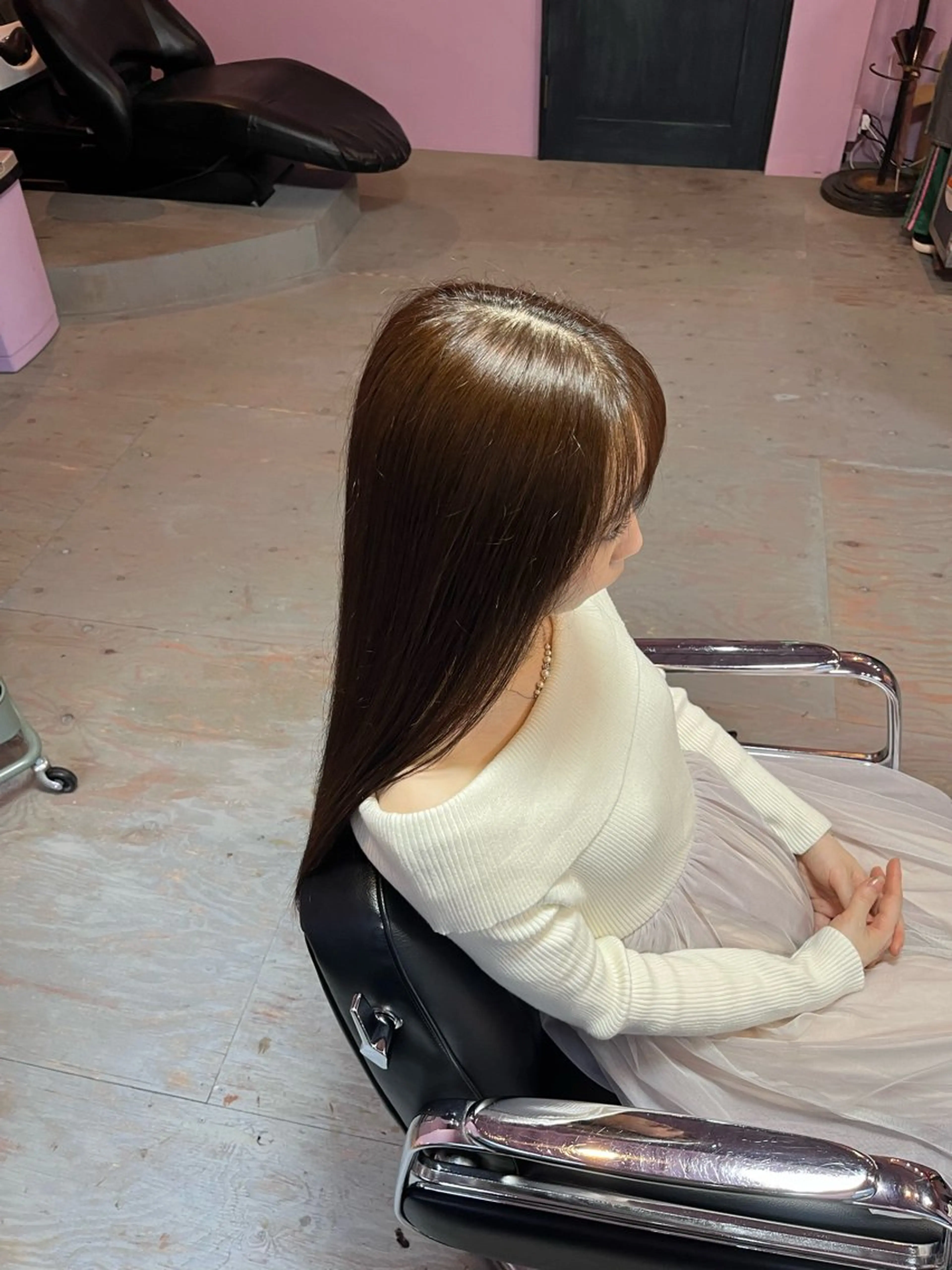 ロング カラー ベージュカラー ブラウンカラー PEACE   HAIR所属・藤野 海翔のヘアスタイル