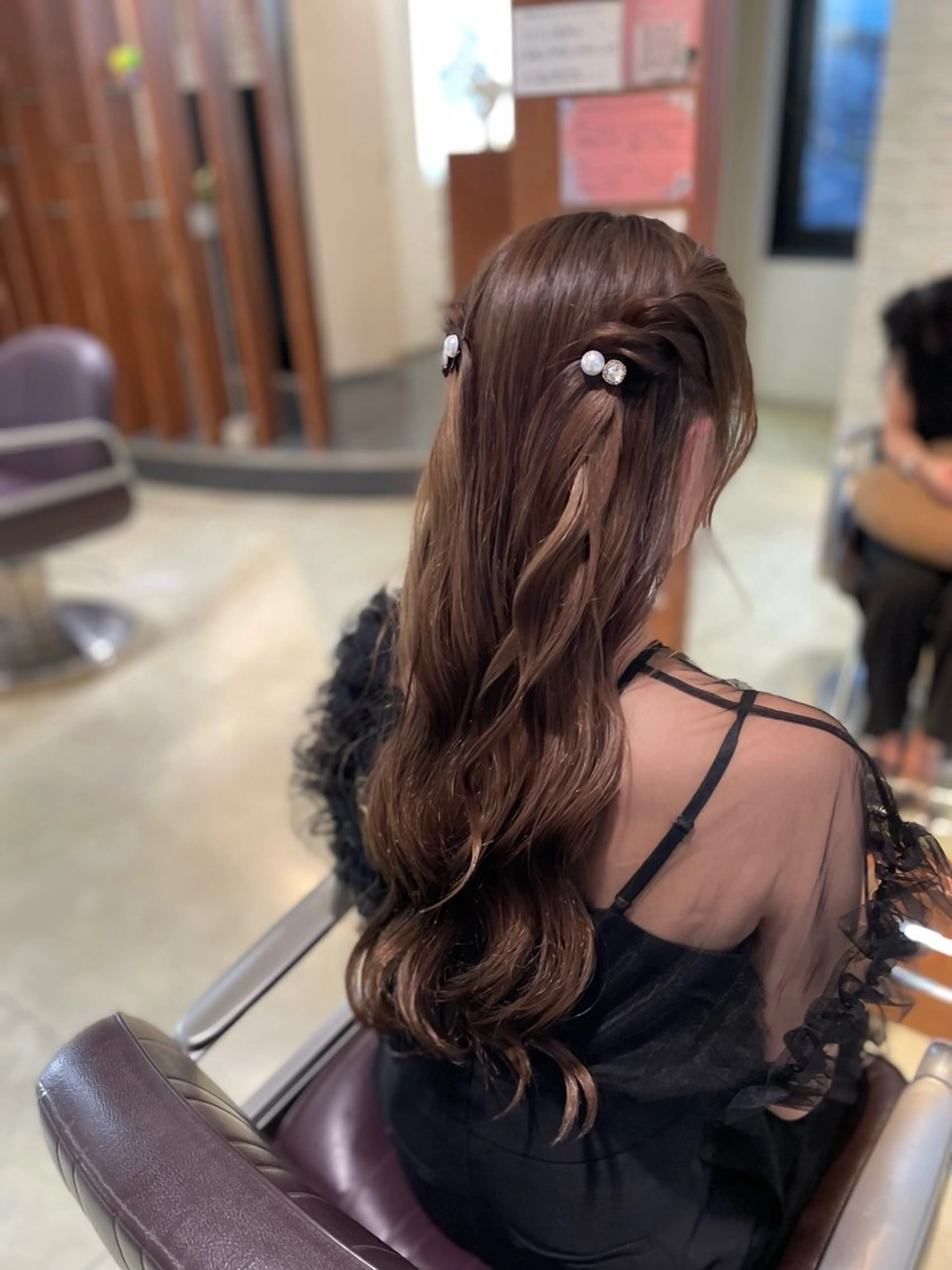 ロング ヘアアレンジ 下村 和香奈のヘアスタイル