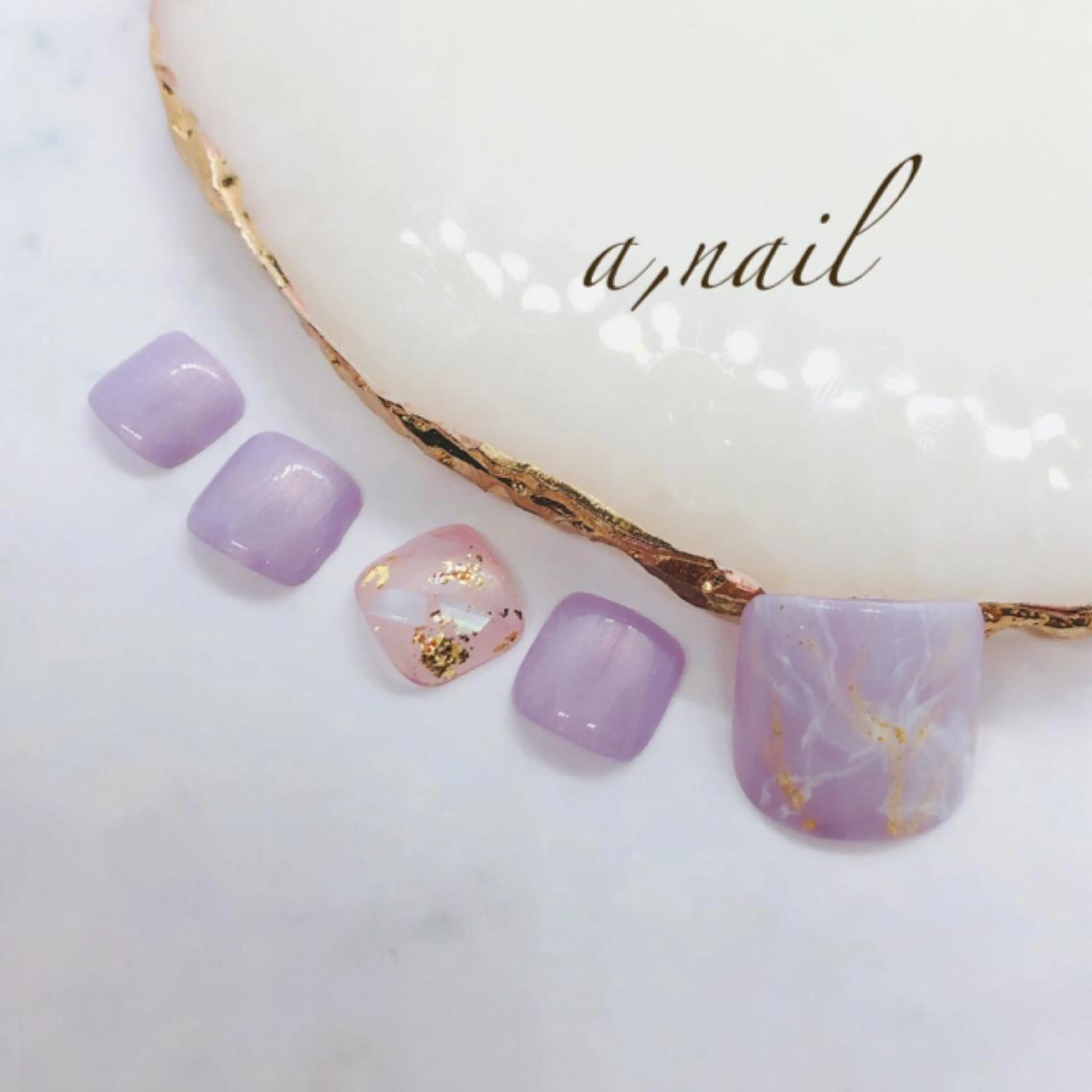 ネイル フットネイル ジェルネイル グラデーション ニュアンスネイル オフィスネイル フットネイル ネイルサロン エーネイルのネイルデザイン