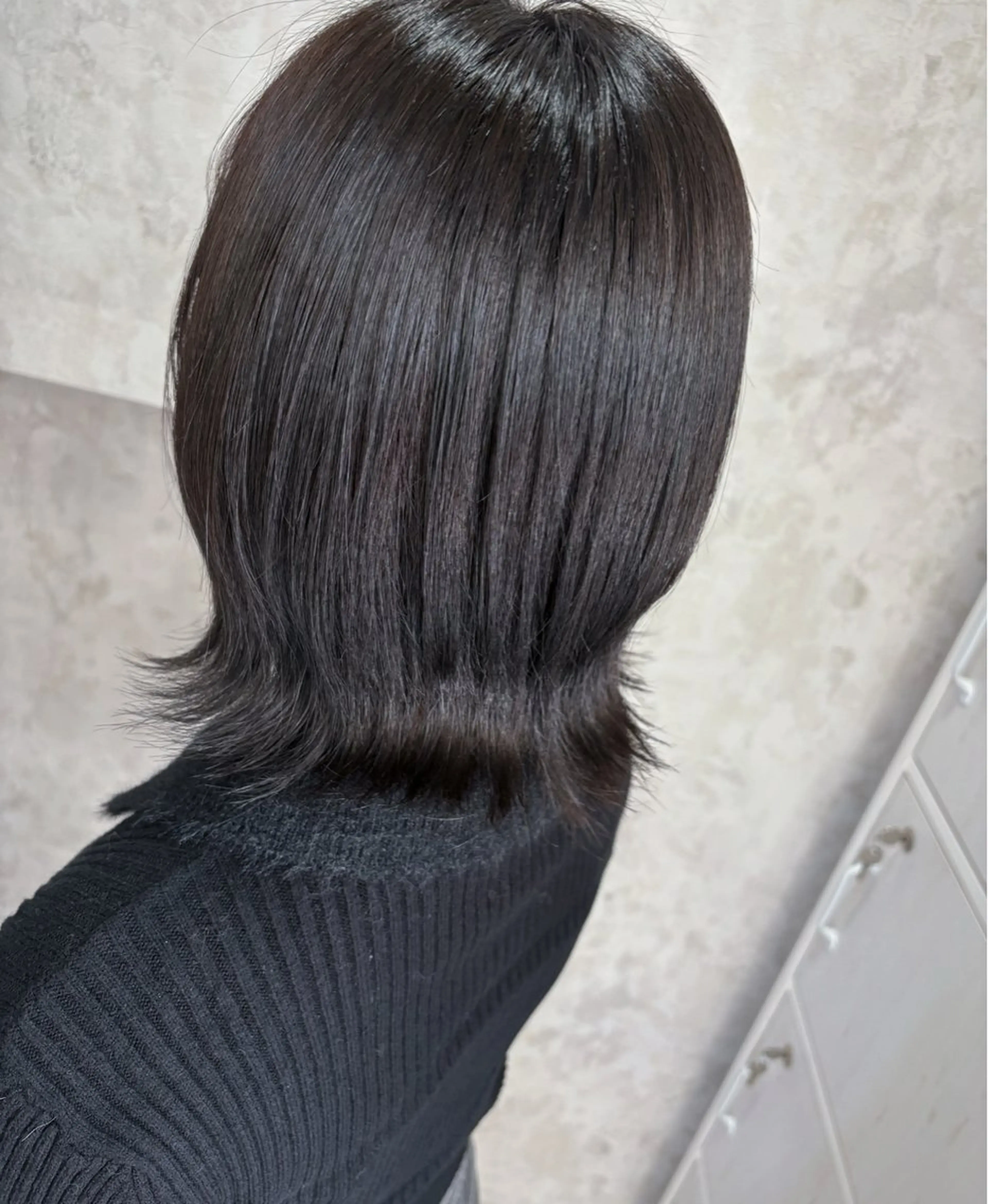 カラー うる艶カラー/韓国風 折戸光希のヘアスタイル