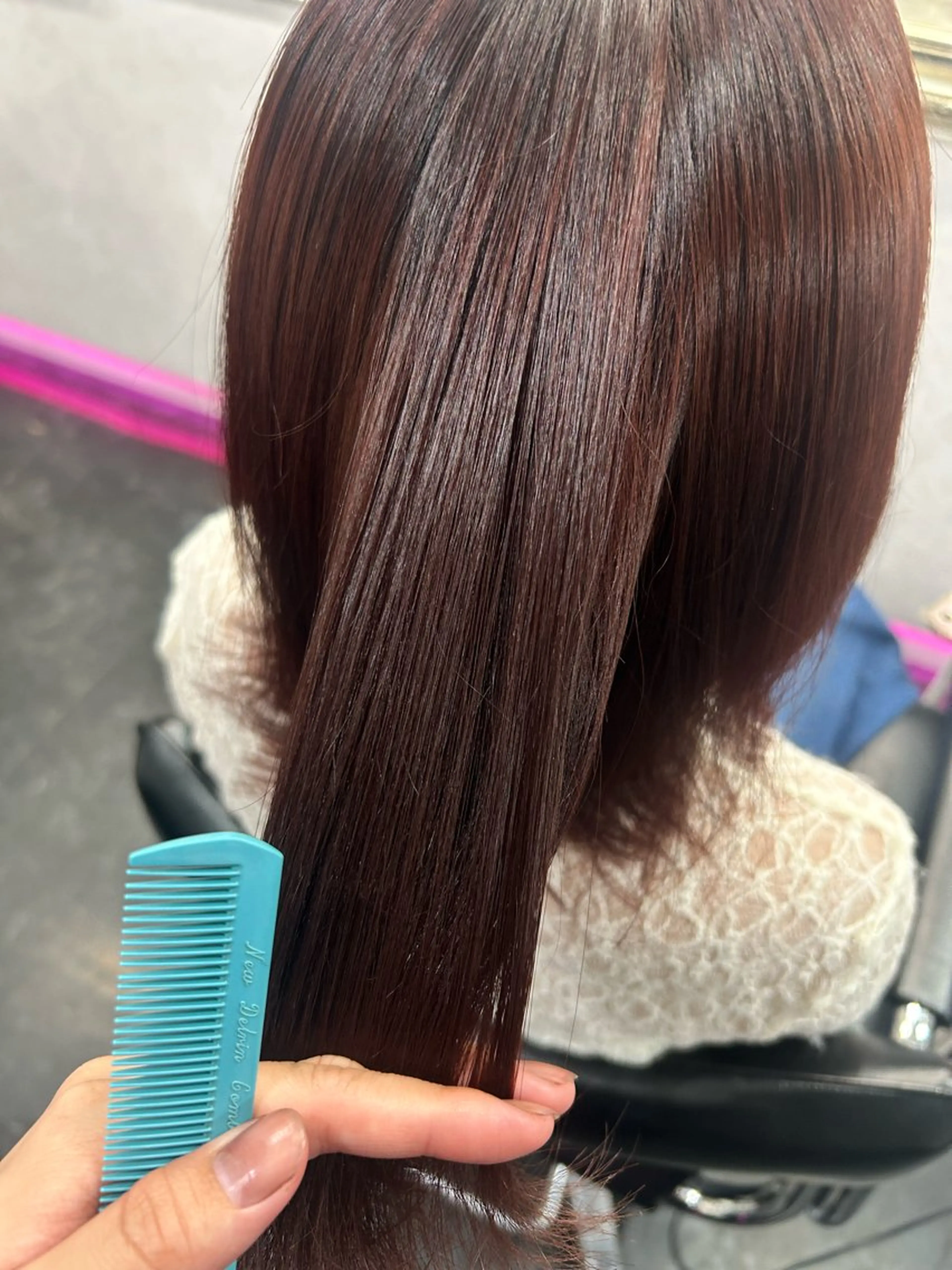 ショート カラー ブラウンカラー ピンクカラー ピンクブラウン 👾毎日盛れる♡ 艶カラー♡👾リノのヘアスタイル