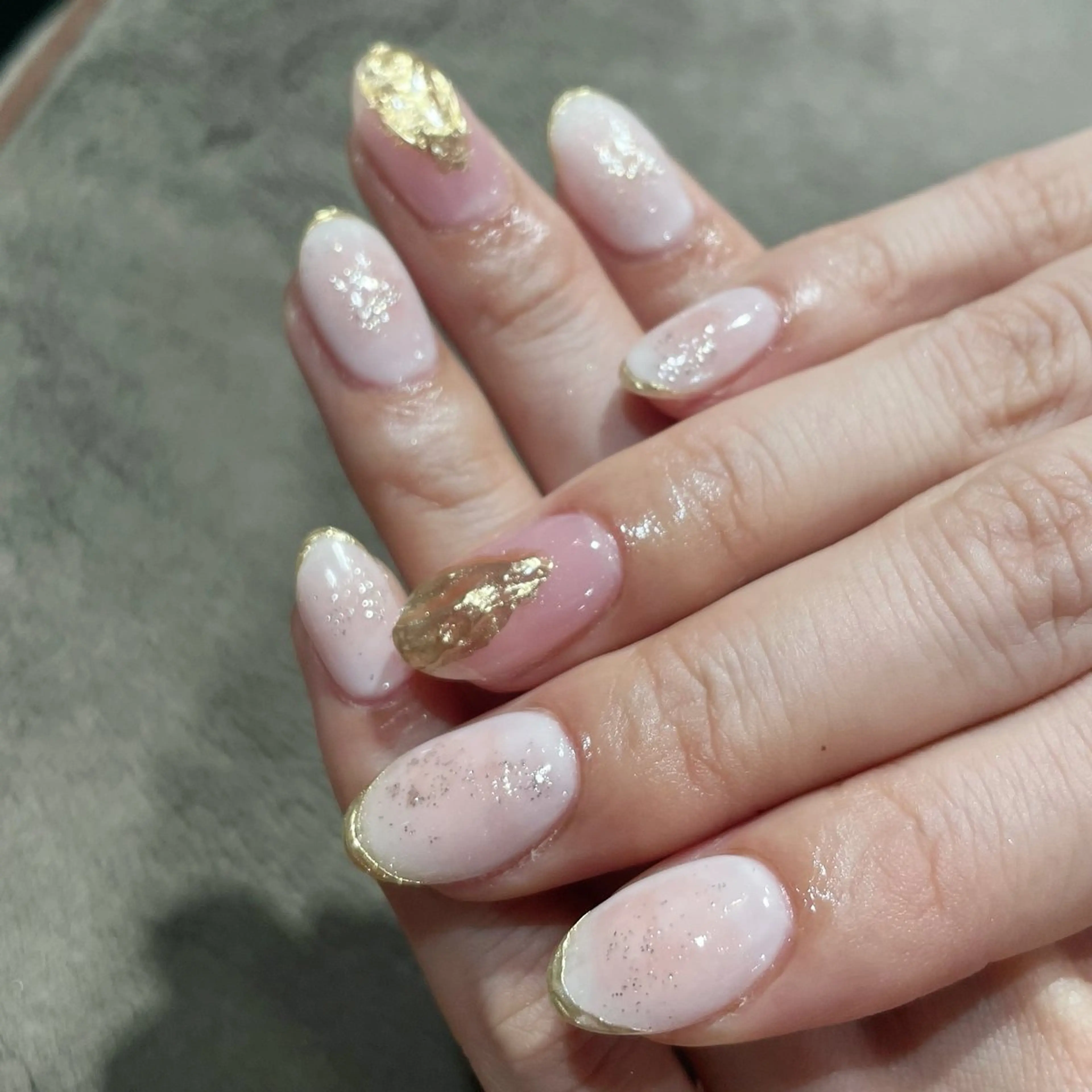 ネイル ニュアンスネイル ハンドネイル OAK中目黒 ネイリスト Nicoのネイルデザイン