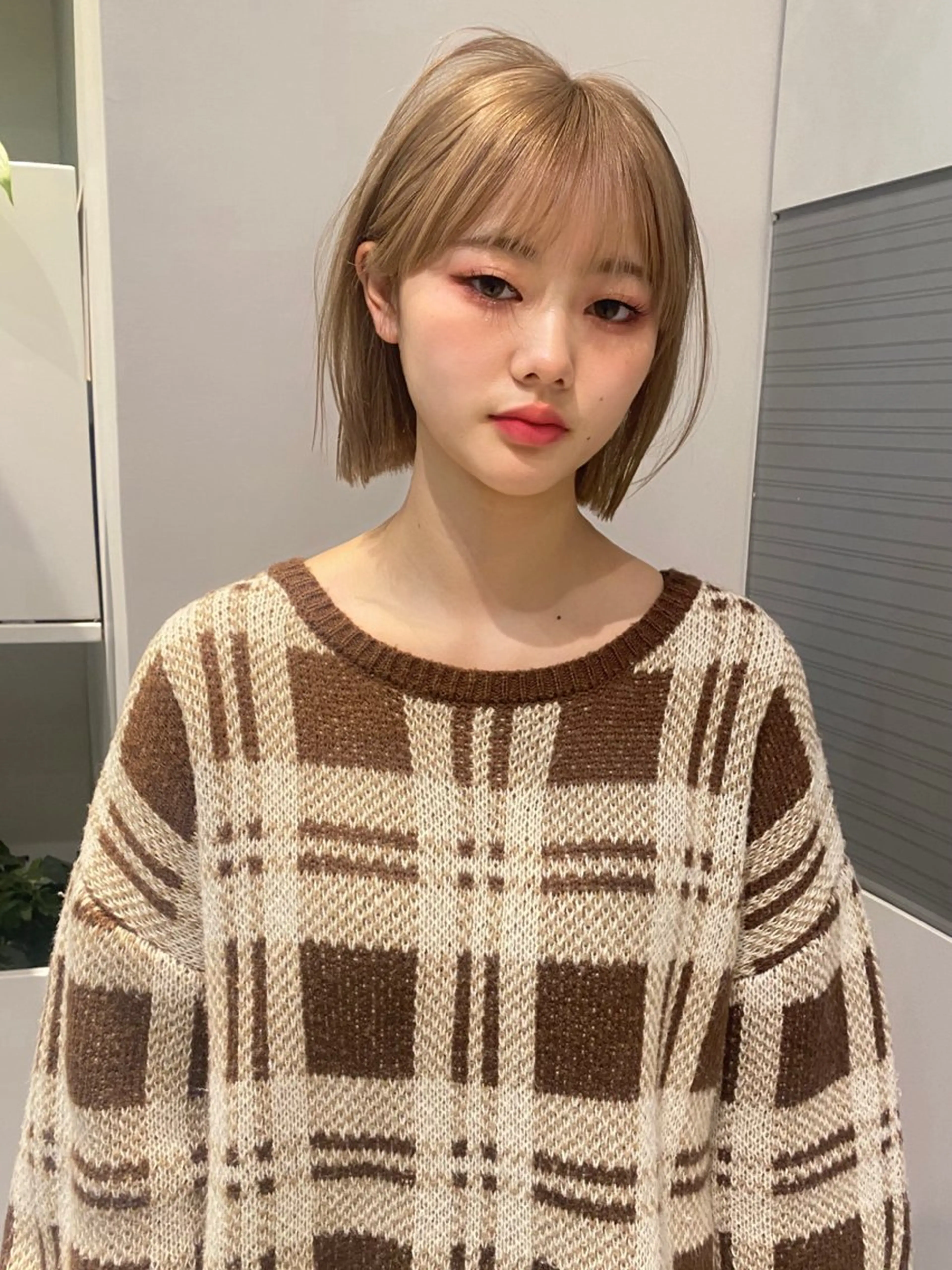 ショート カラー ボブ カット ヘアカラー トリートメント mai / linoah˚✧のヘアスタイル