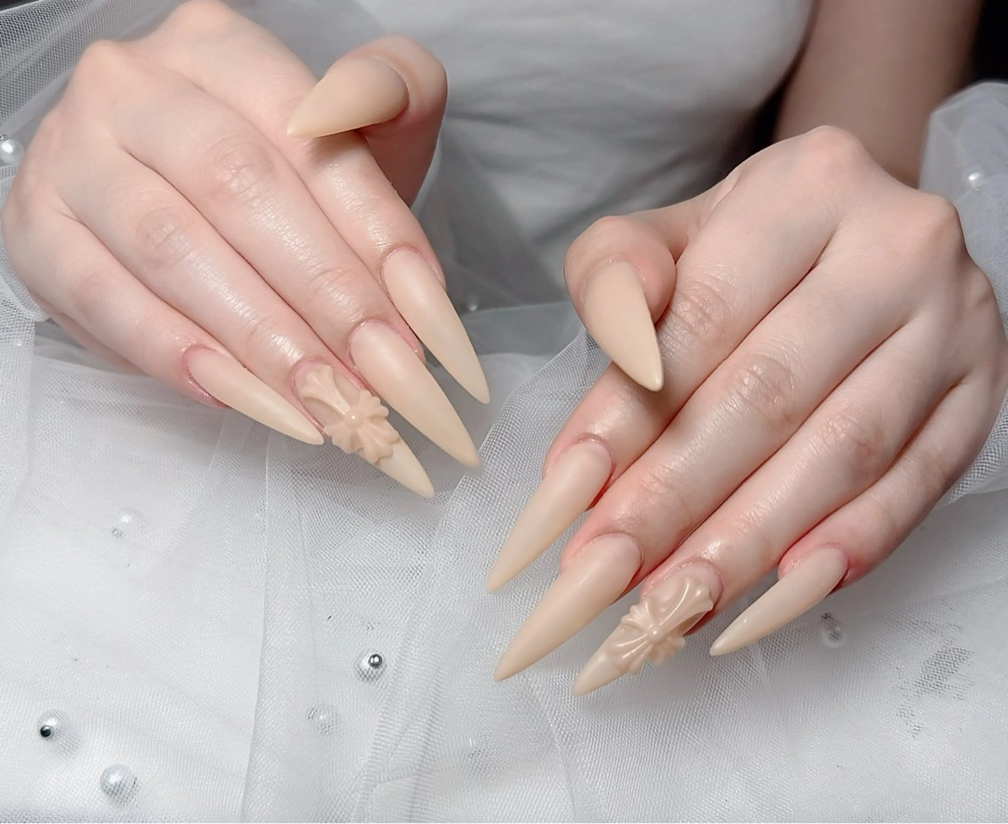 ネイル アートネイル 韓国ネイル 持ち込み ワンホンネイル ハンドネイル Lenie Nail Salonのネイルデザイン