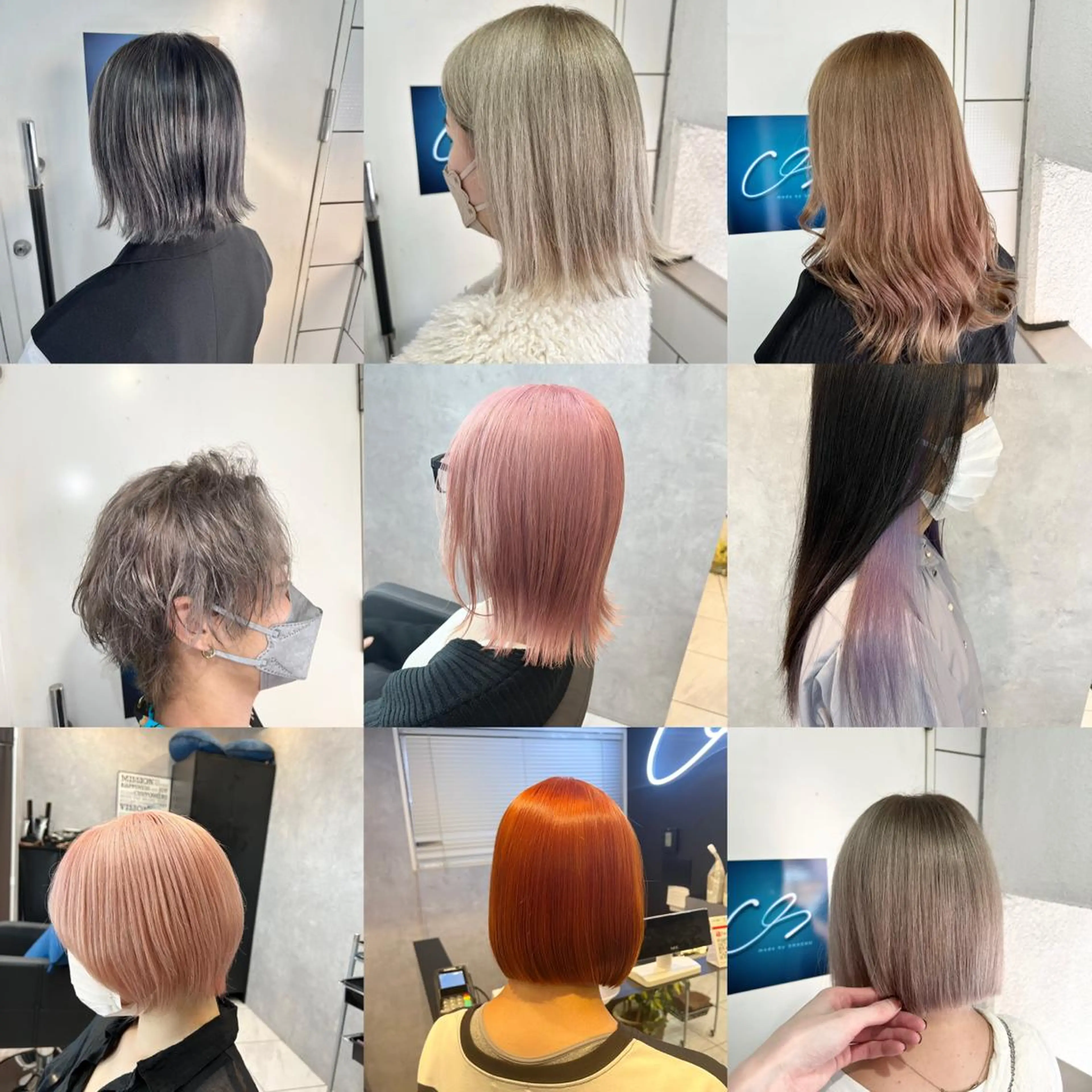 カラー SALOWIN栄 高須大貴のヘアスタイル