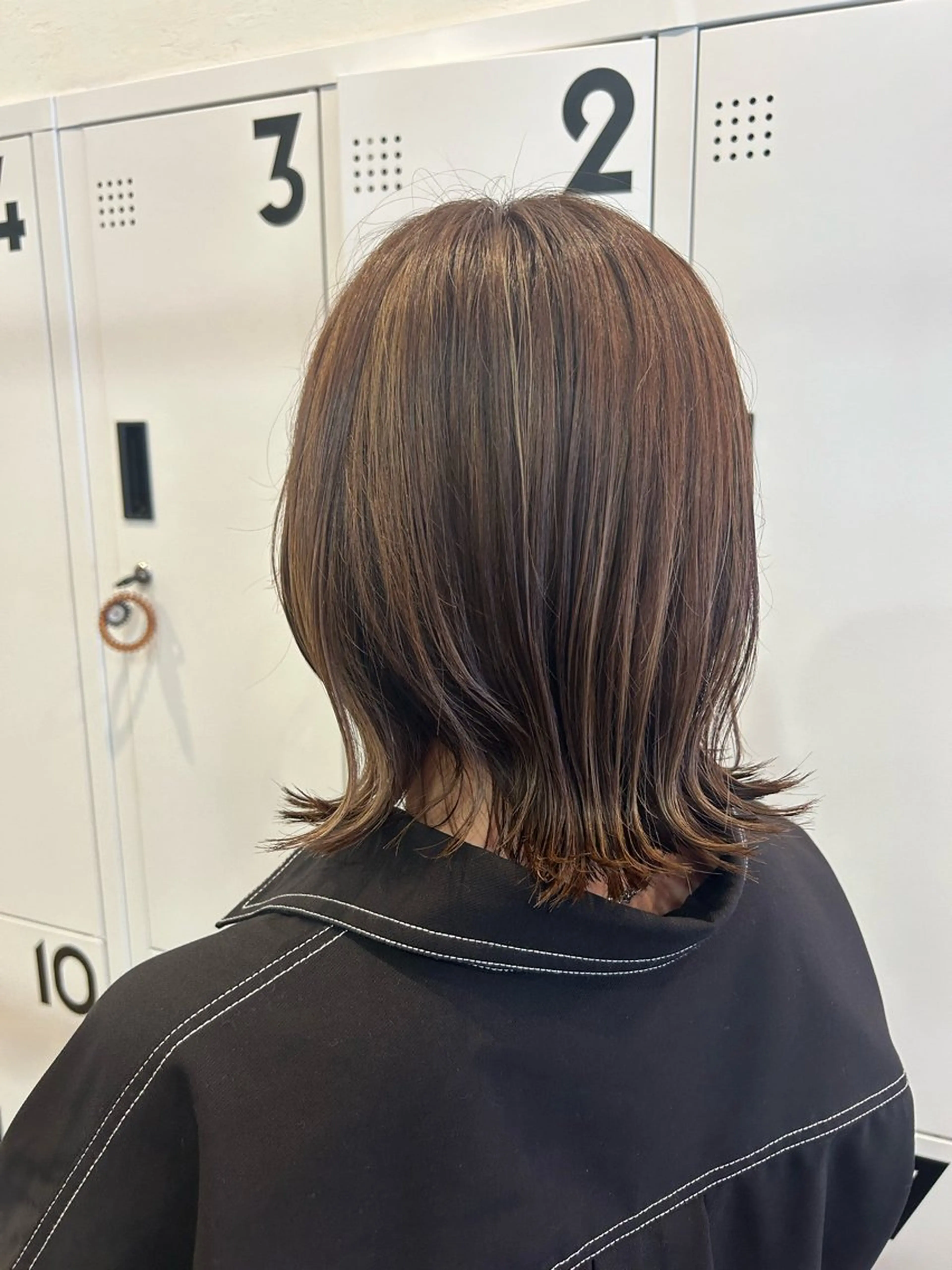 ミディアム レイヤーカット ナカオ/酸性縮毛矯正 髪質改善/レイヤー/のヘアスタイル