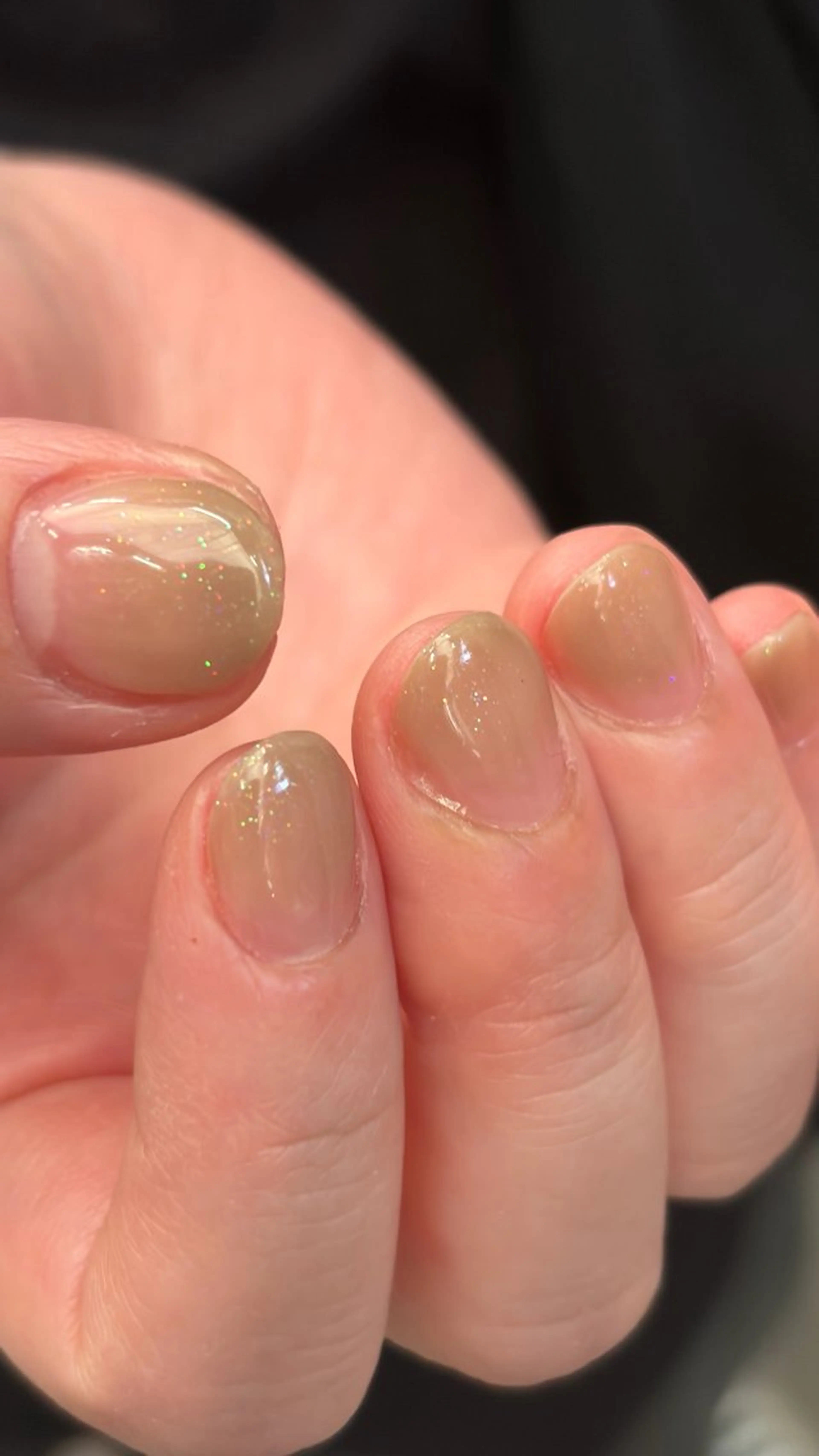 ネイル ジェルネイル グラデーション ワンカラーネイル パラジェル ショートネイル calla/南森町/ パラジェルのネイルデザイン