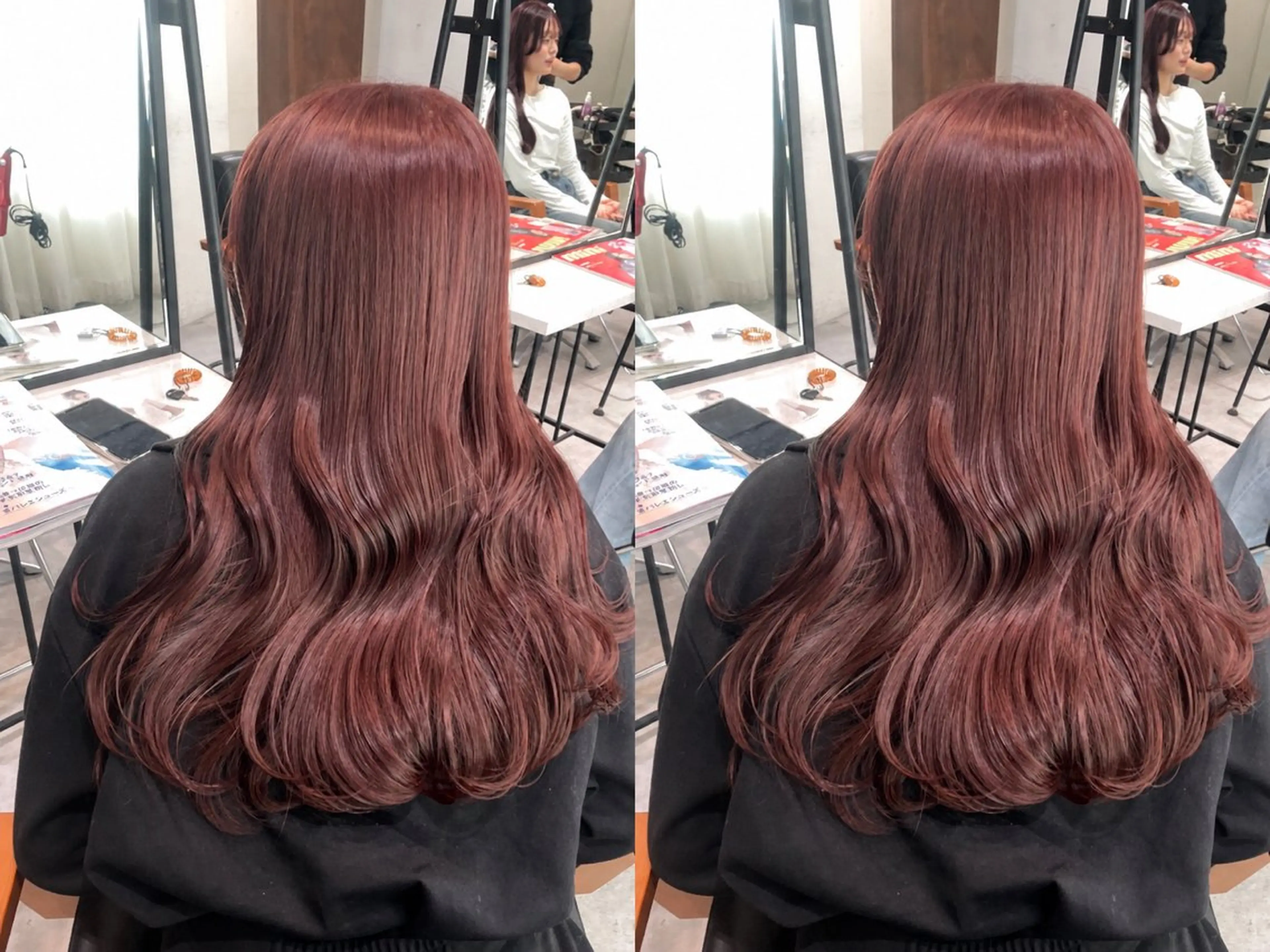 ロング ヘアカラー Rinka🌷🩶 グレージュカラー🫧のヘアスタイル