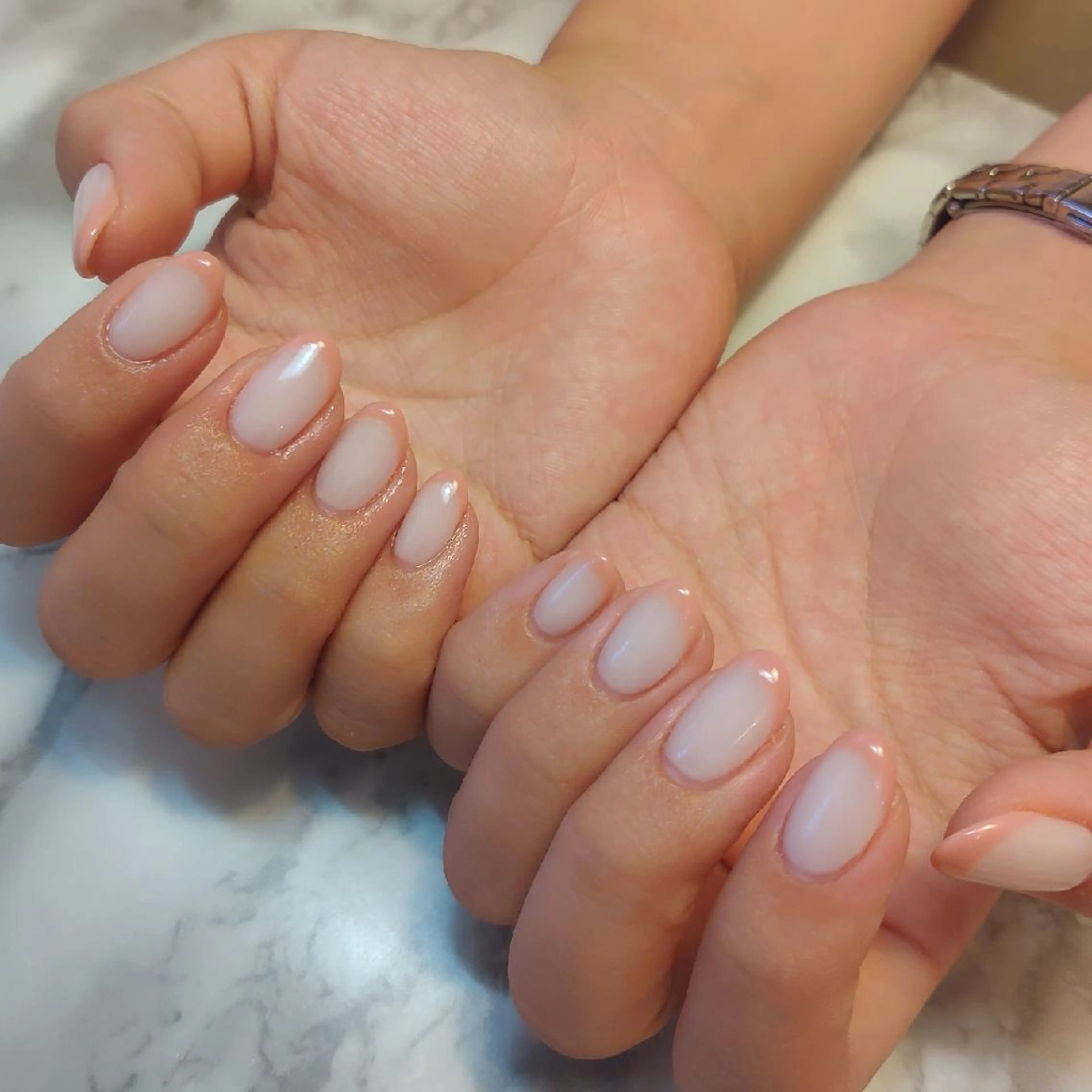 ネイル フレンチネイル ジェヌインネイル 河内のネイルデザイン