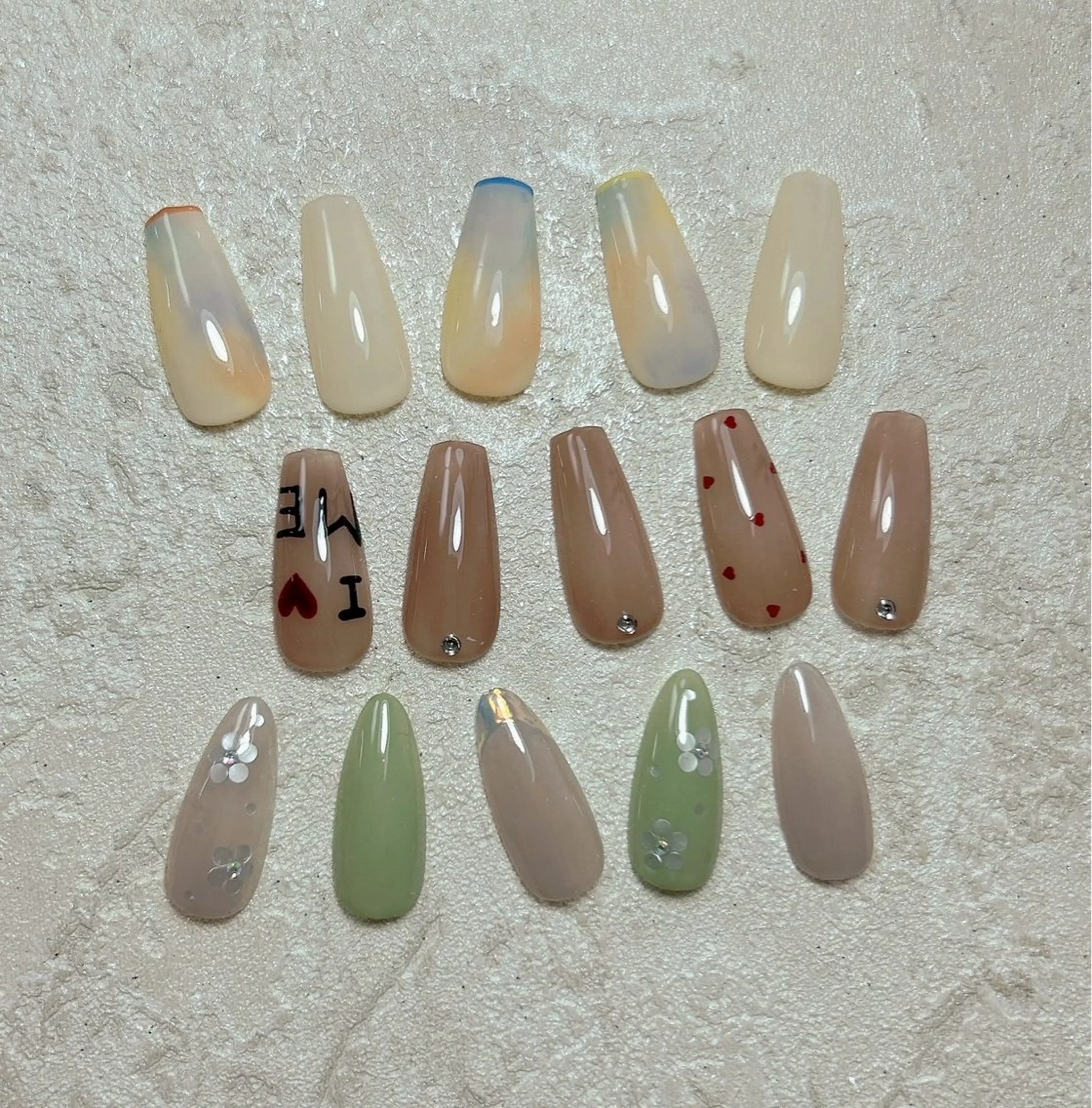 ネイル 春ネイル Bonheur Duex＊AIRIのネイルデザイン