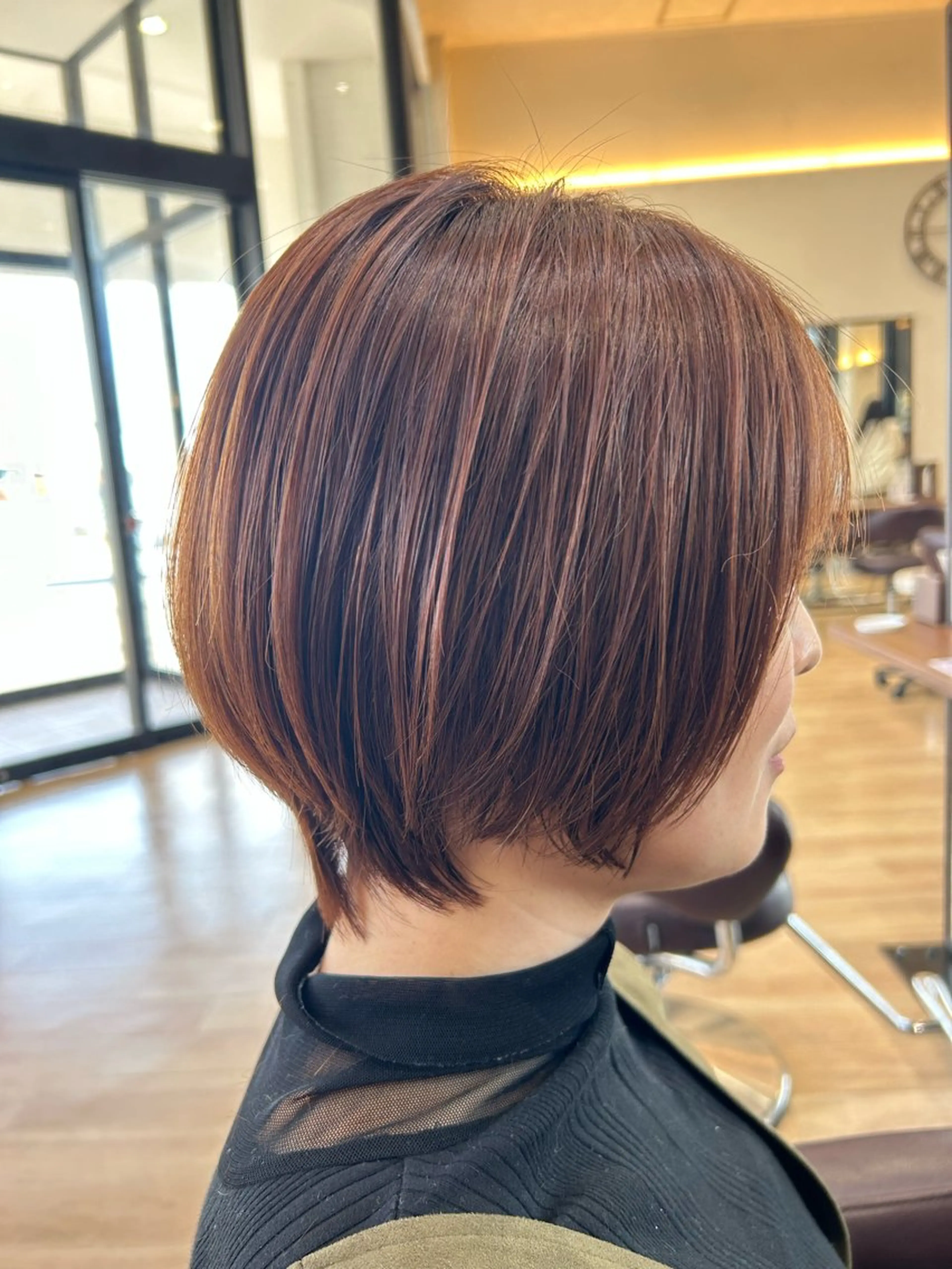 ショート ショートボブ ボブ 髪質改善 ショートヘア 縮毛矯正 花橋 宏輝のヘアスタイル