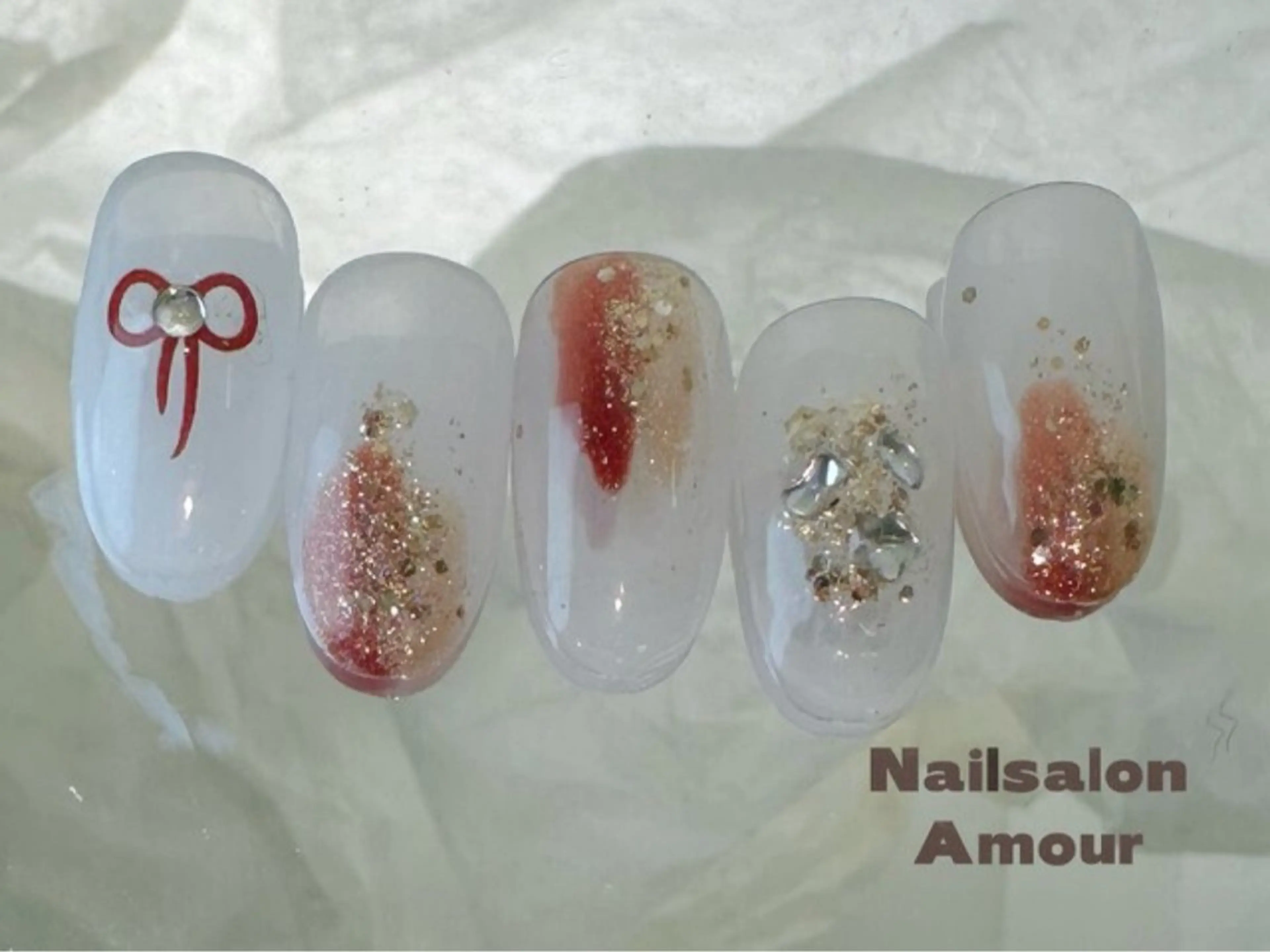 ネイル ハンドネイル パラジェル登録店　Nailsalon Amour  上野湯島店所属・🫧 はる🩵のネイルデザイン