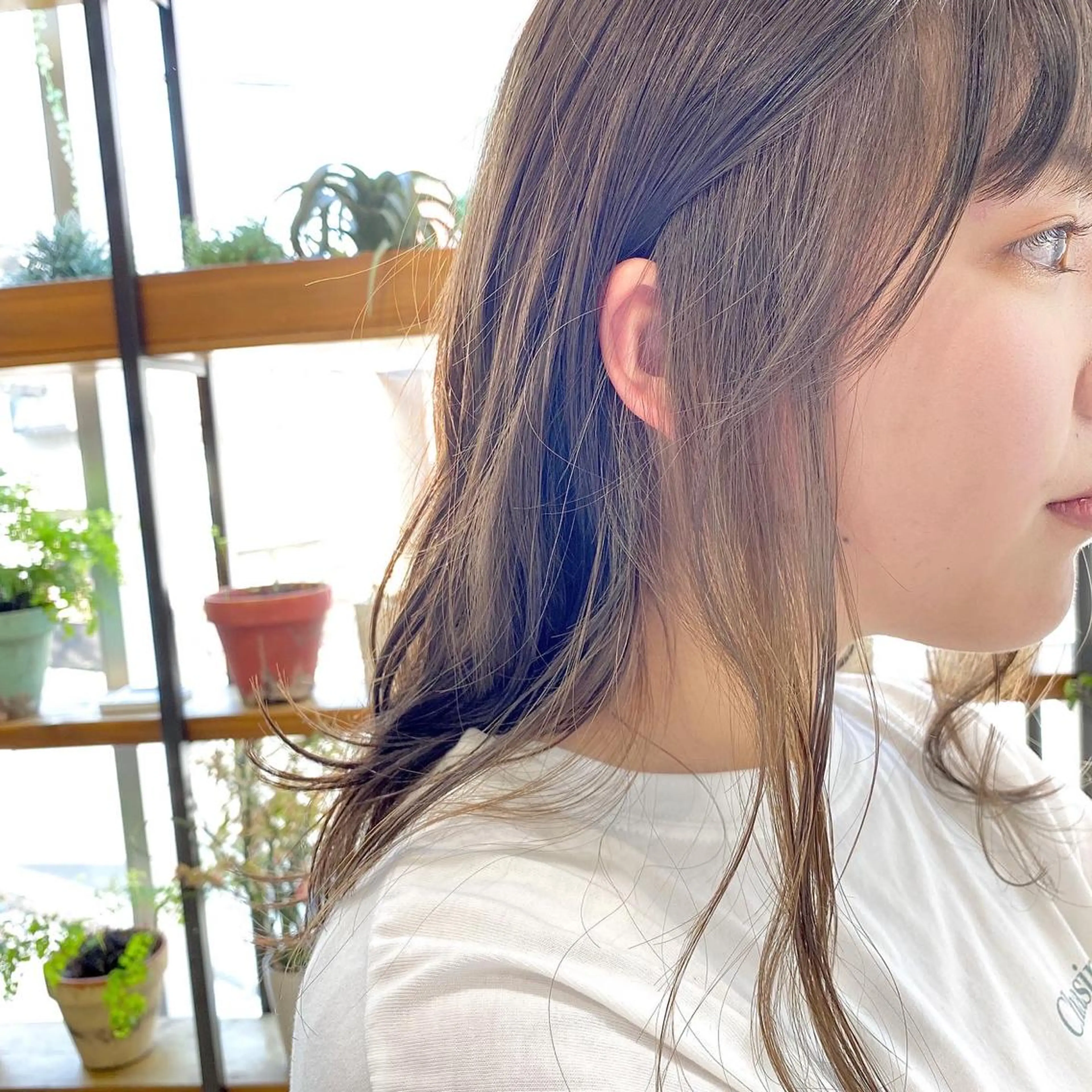 ミディアム カラー ヘアアレンジ 【ダメージレス施術】 【透明感】北村 拓也のヘアスタイル