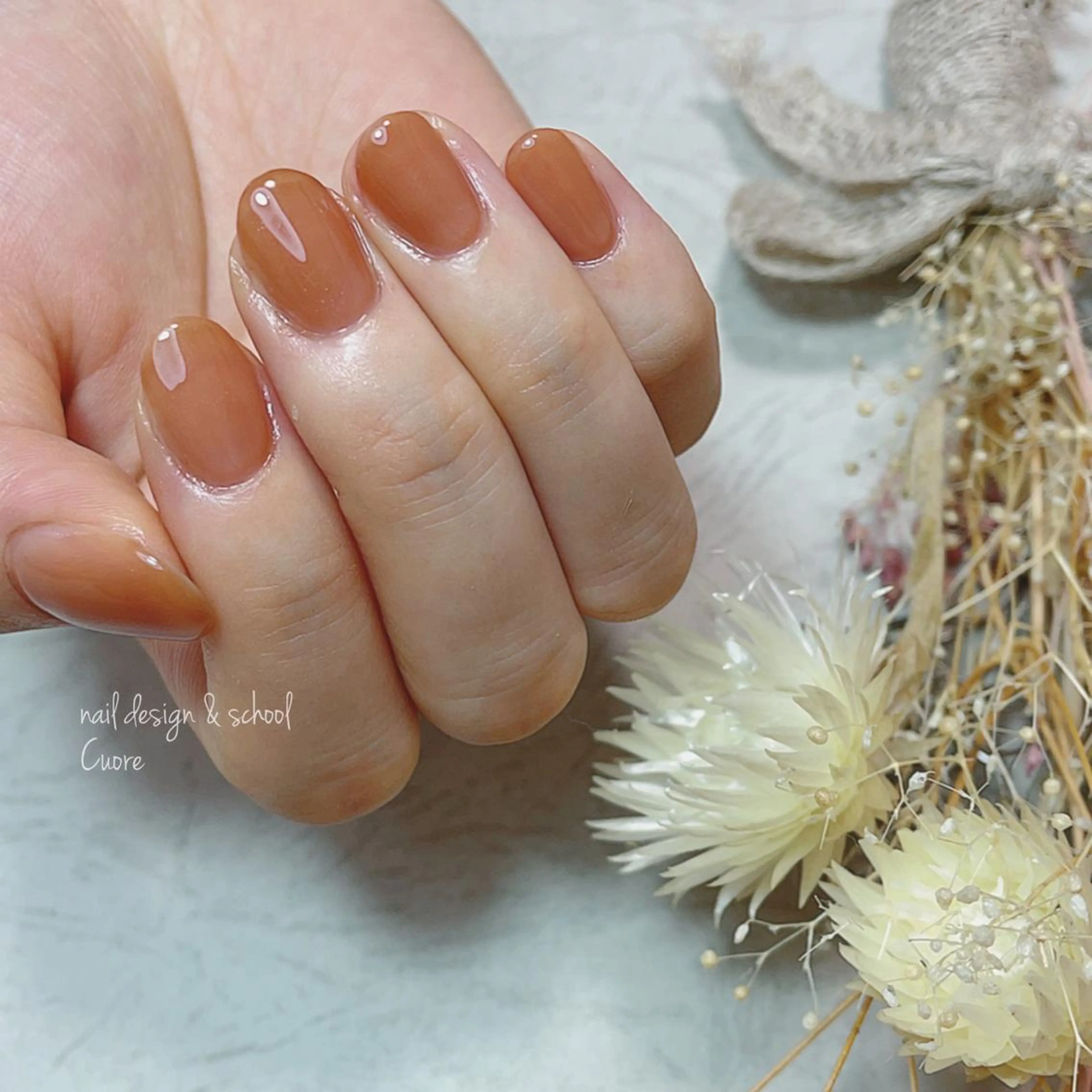 ネイル アートネイル ジェルネイル ニュアンスネイル シンプルネイル 春ネイル Cuore谷岡紗妃/ 宮崎台のネイルデザイン