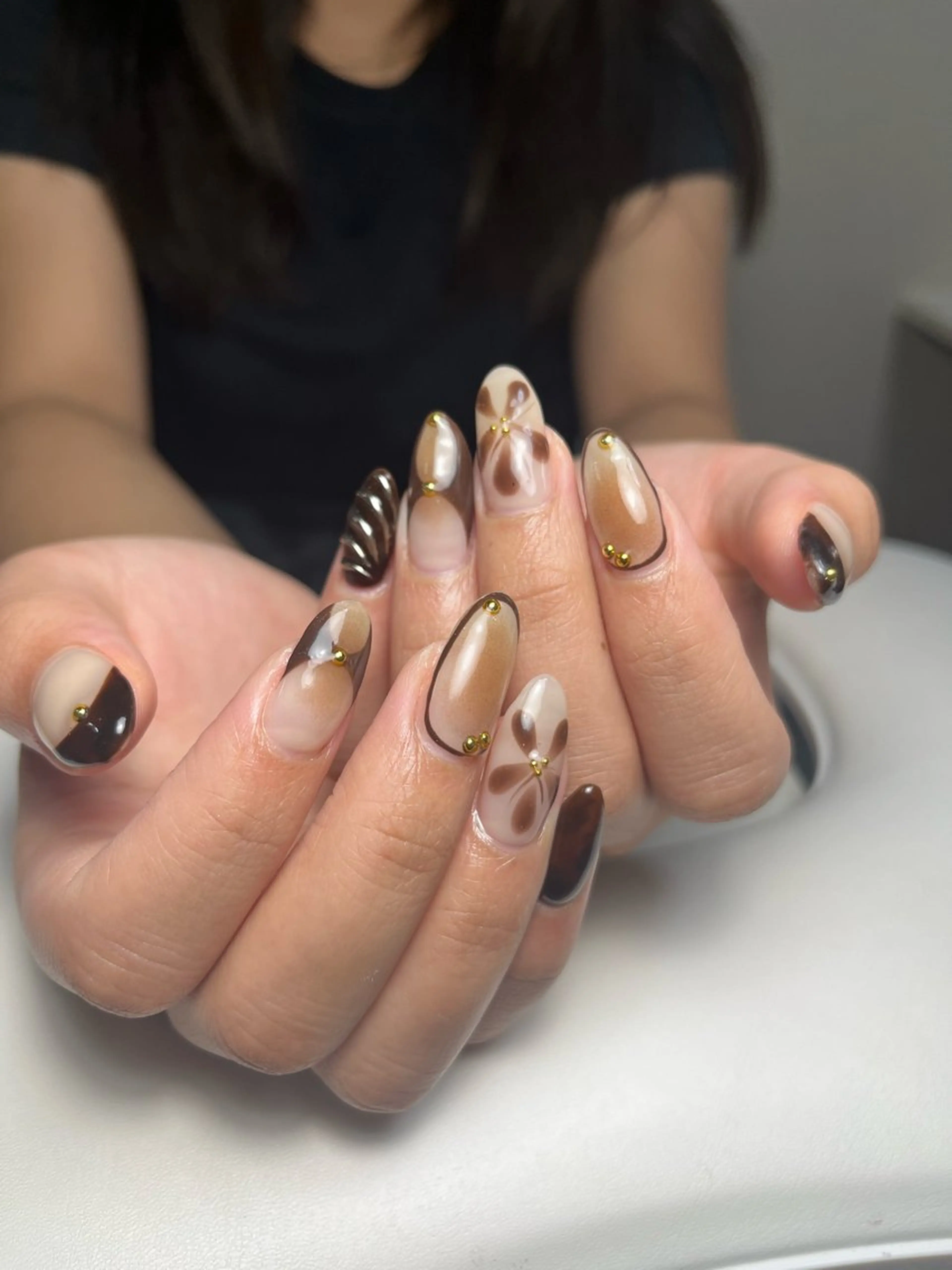 ネイル 持ち込み ハンドネイル yuno nail🫧のネイルデザイン