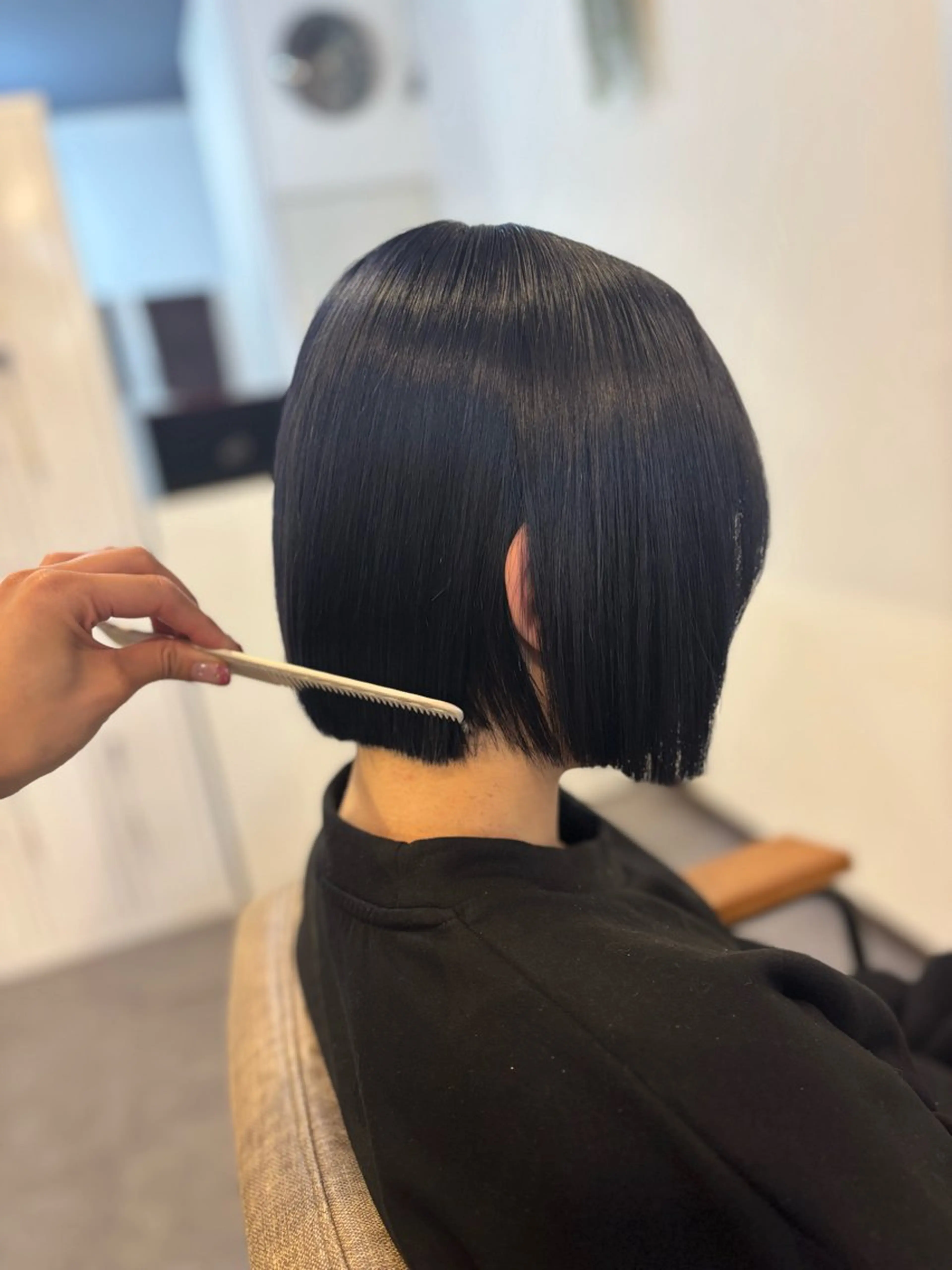 ショート カラー ブルーカラー ネイビーカラー ヘアカラー Sherry/R 三川町　山本なつみのヘアスタイル