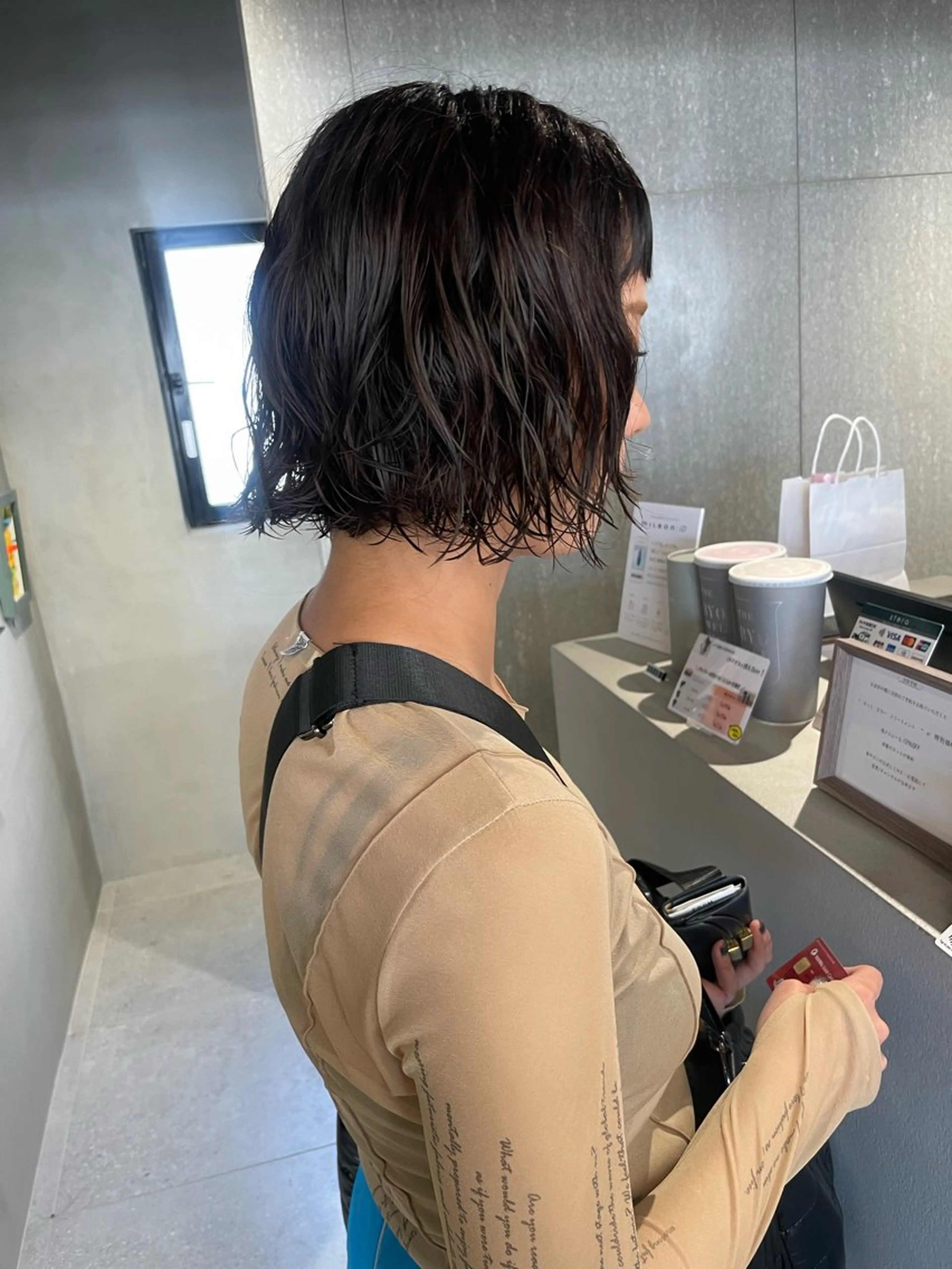 パーマ カット トリートメント MIFA レイヤー／パーマのヘアスタイル