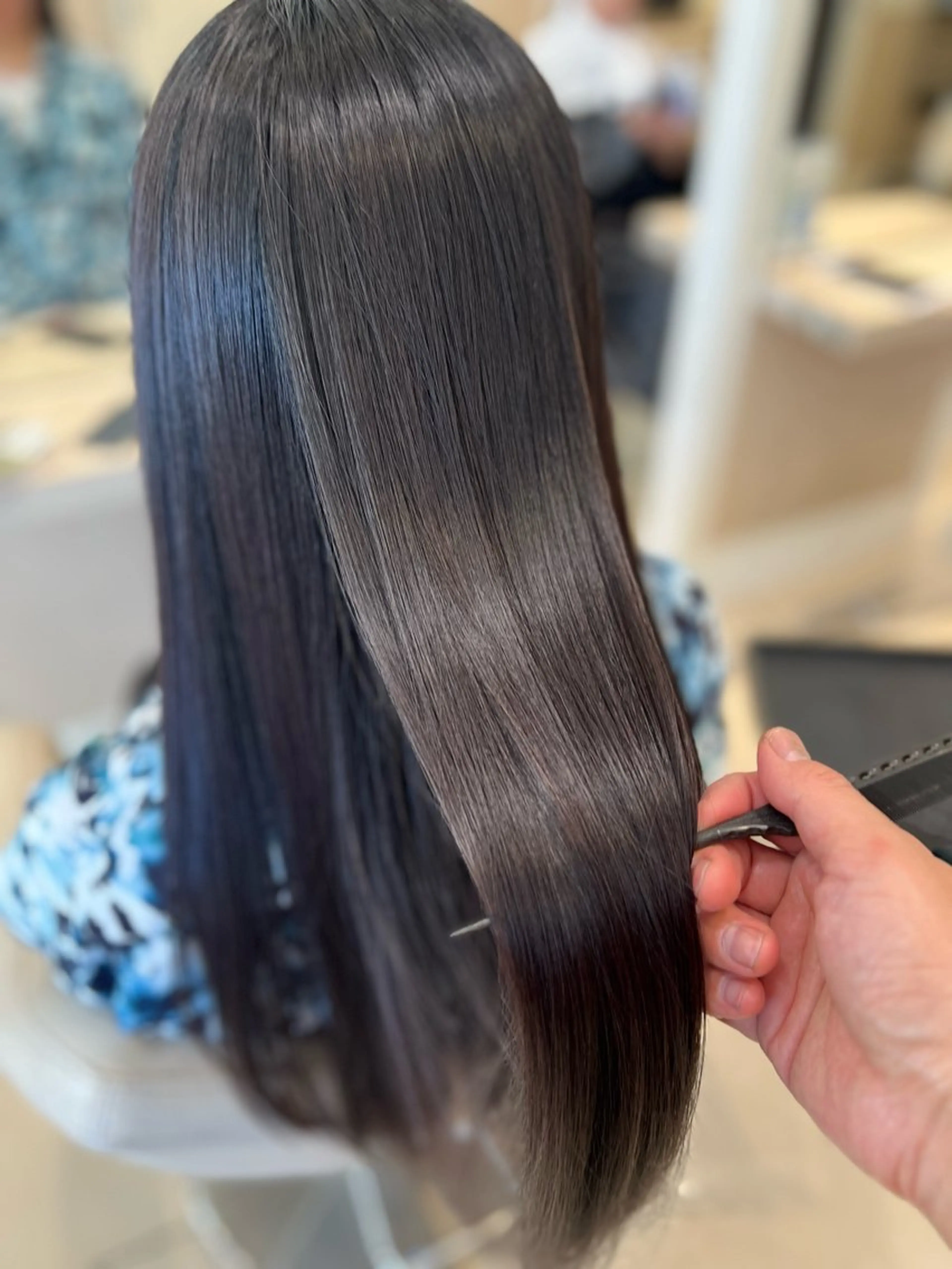 💎縮毛矯正+カット+最新縮毛矯正専用髪質改善トリートメントコース💎の写真