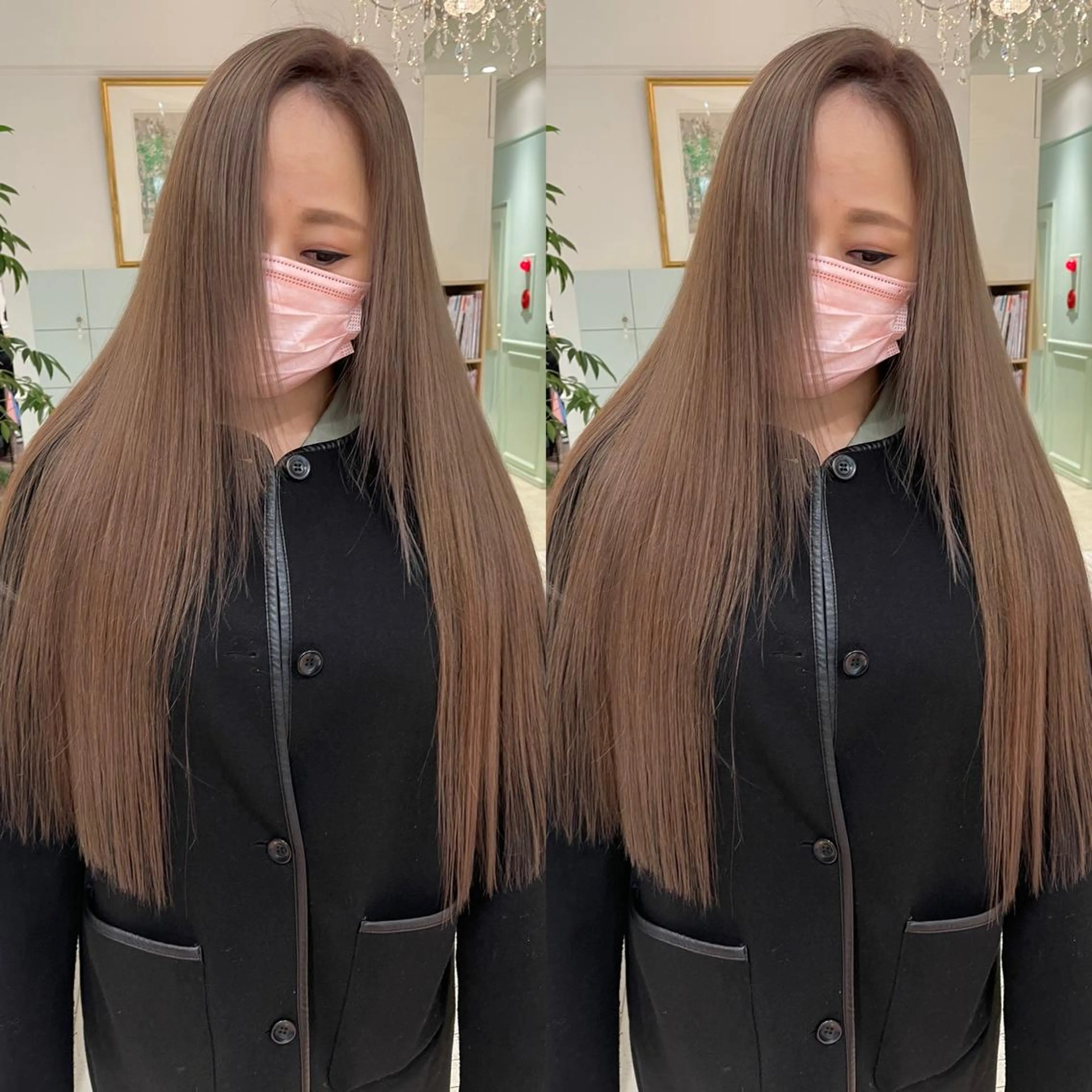 ロング カラー ブリーチ ロング カット ヘアカラー トリートメント ヘアセット 💜ハイトーン💛 マジカルかいちゃんのヘアスタイル