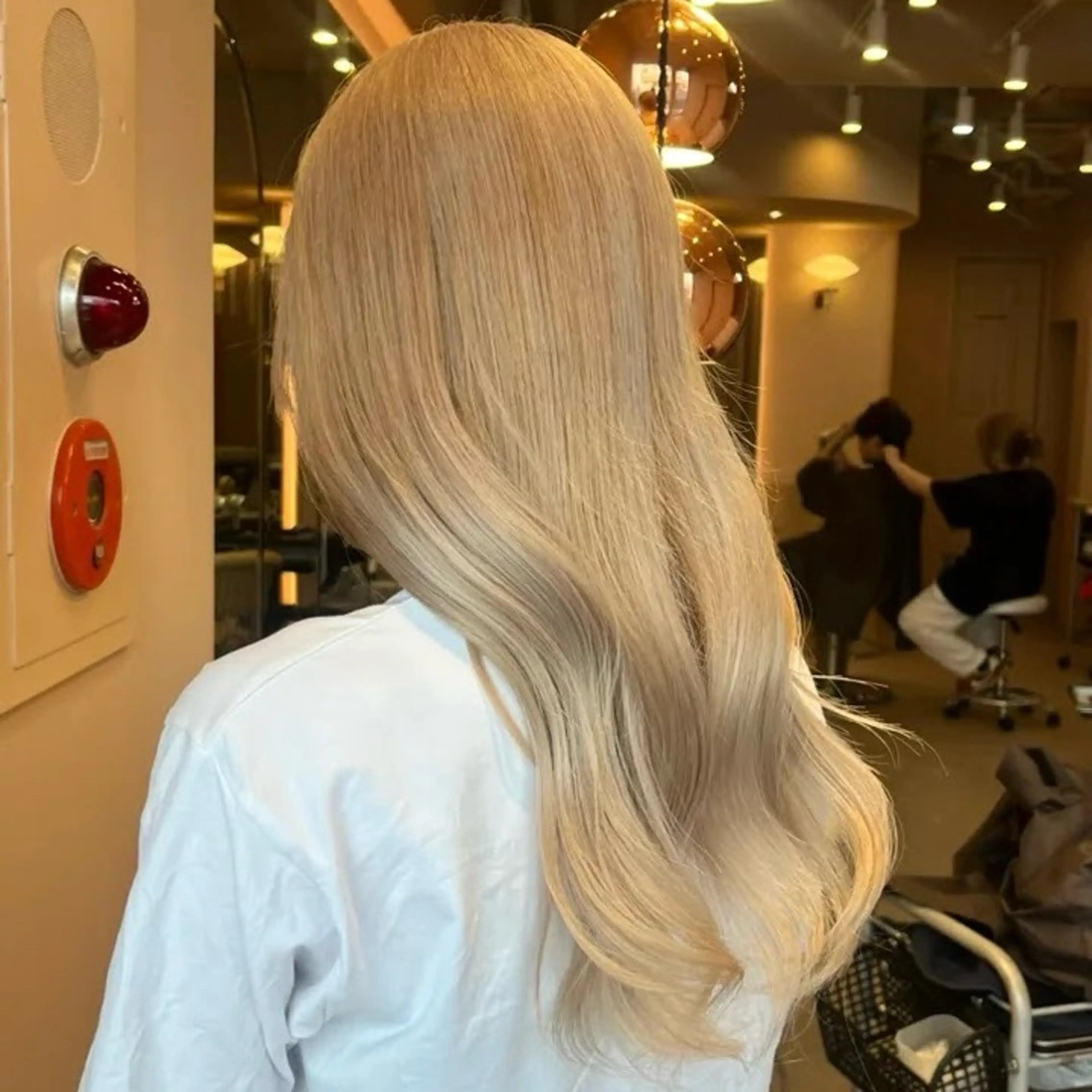 ロング カラー カット ヘアカラー トリートメント 💚 AKI 💚のヘアスタイル