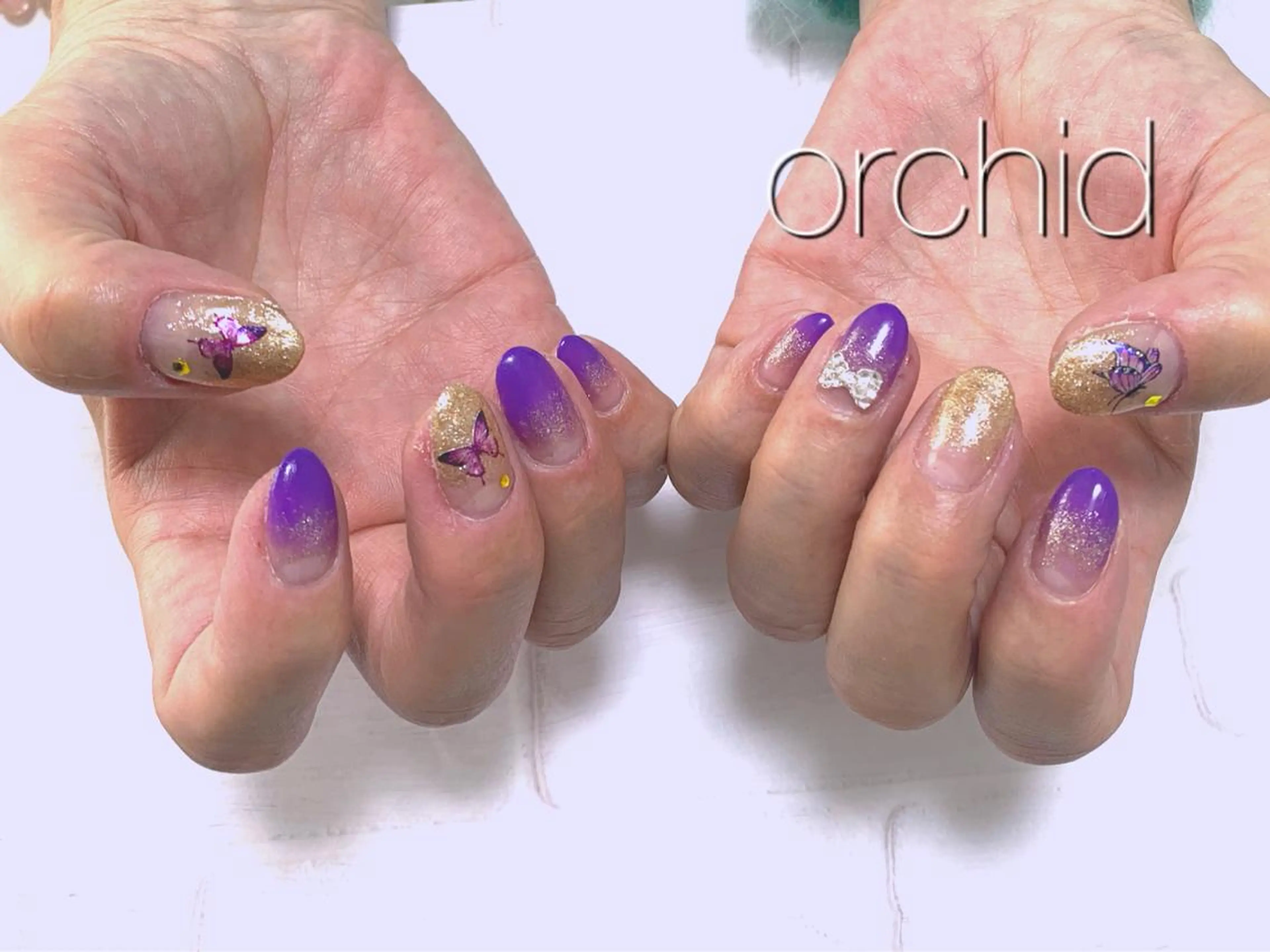 ネイル orchid ♡オーキッドのネイルデザイン