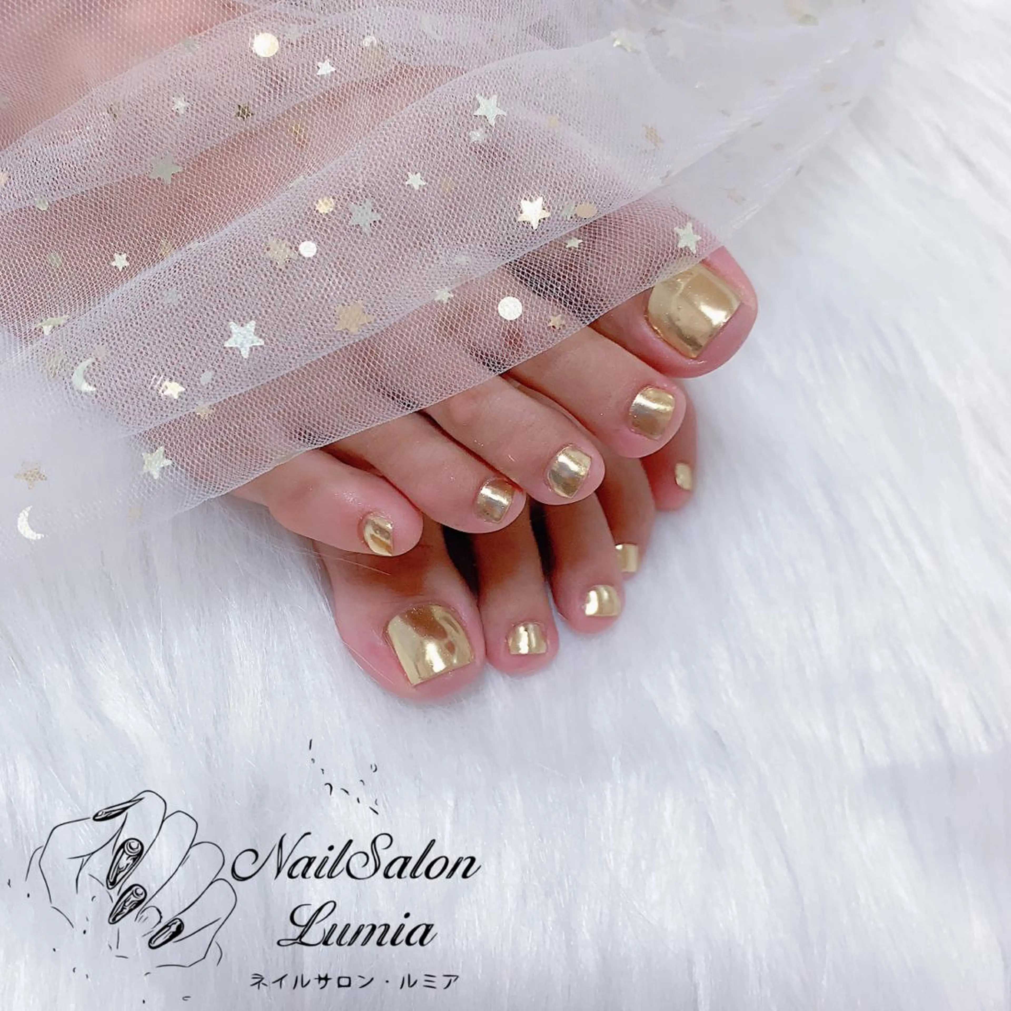 ネイル フットネイル ネイルサロン ルミア Lumia 店長のネイルデザイン