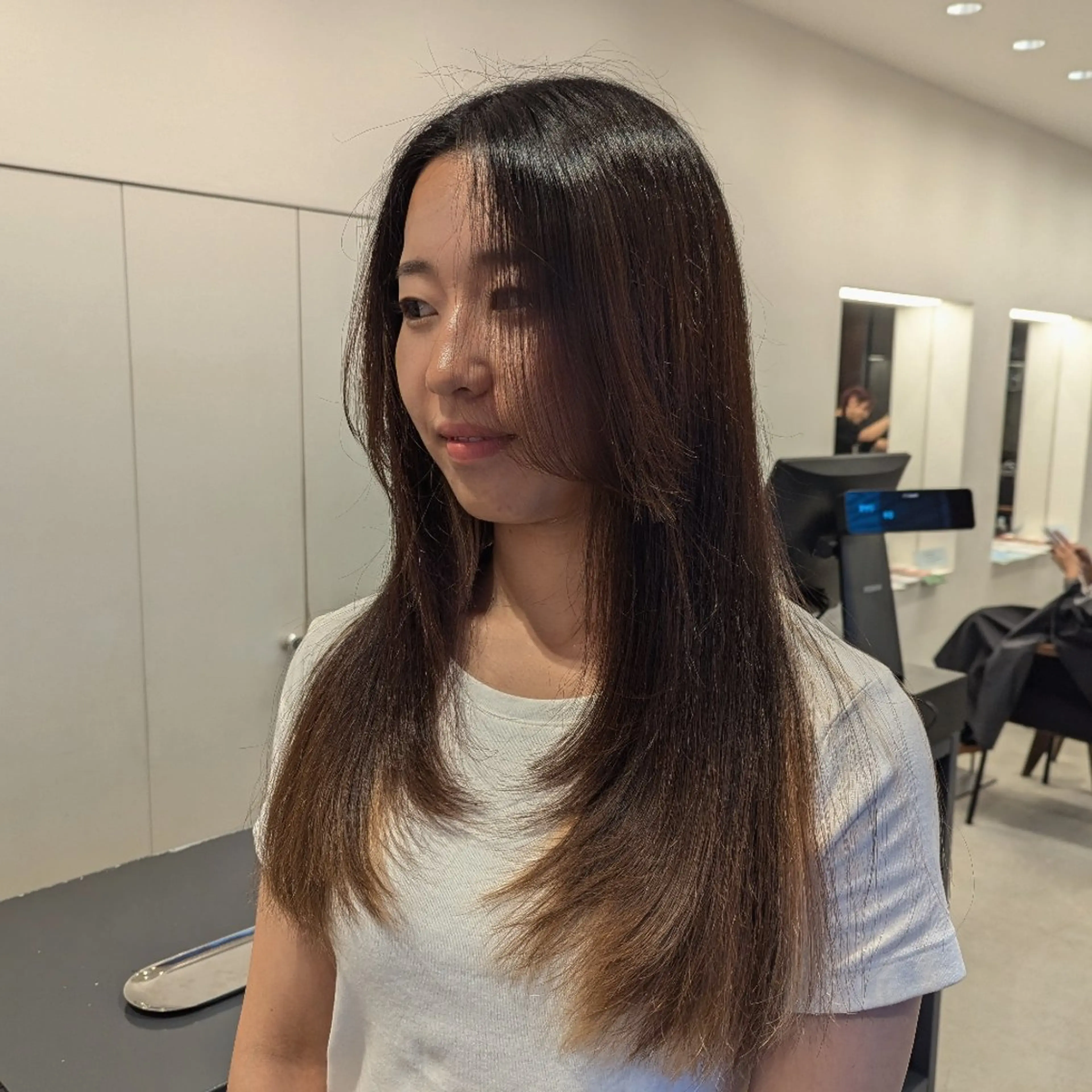 ロング レイヤーカット トリートメント coin□ yukaのヘアスタイル