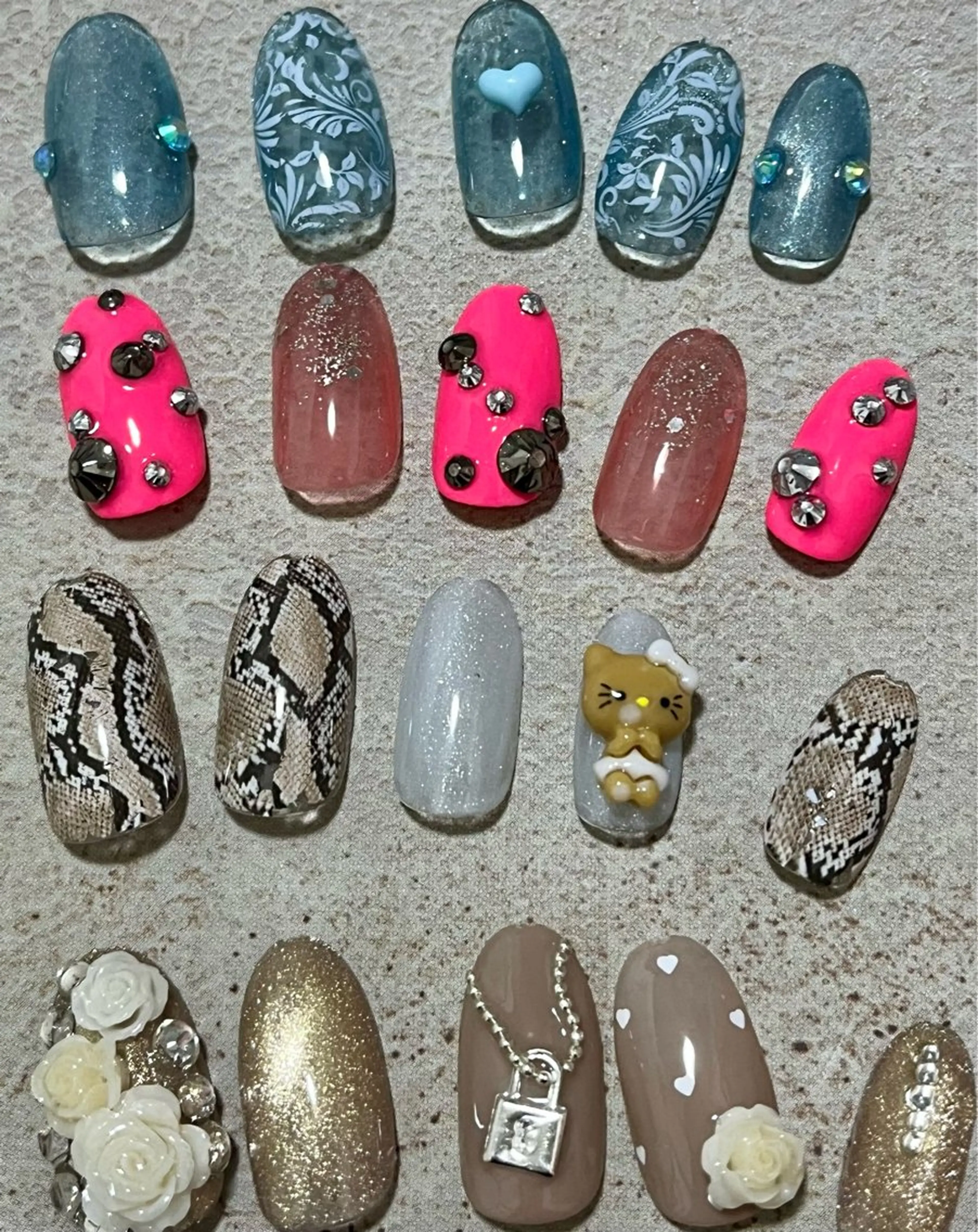 ネイル goldgleams ちなのネイルデザイン