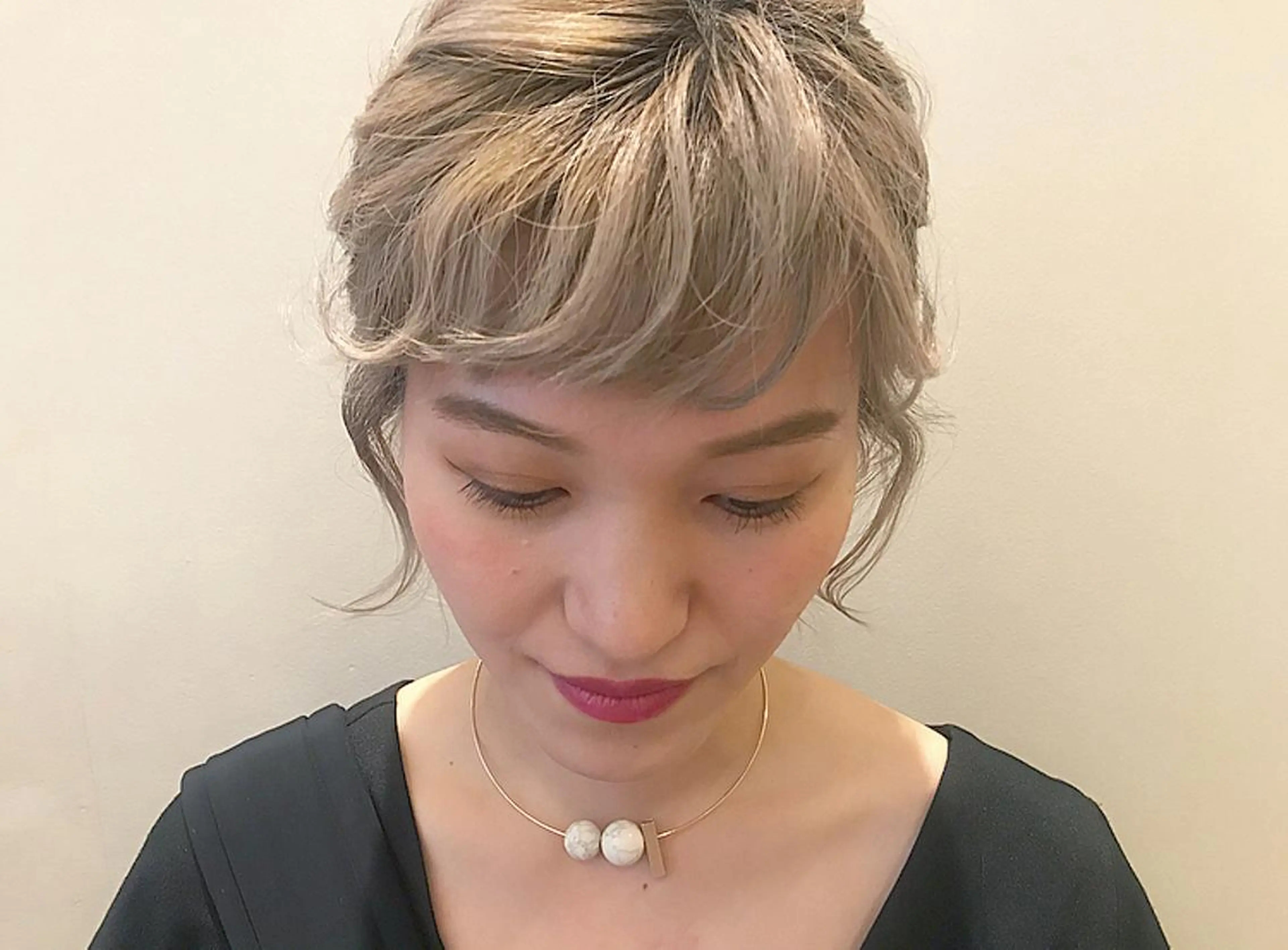 ショート ヘアアレンジ ショートヘア 大阪福島韓国束感まつ げ Sayaka🤍のマツエク・マツパデザイン