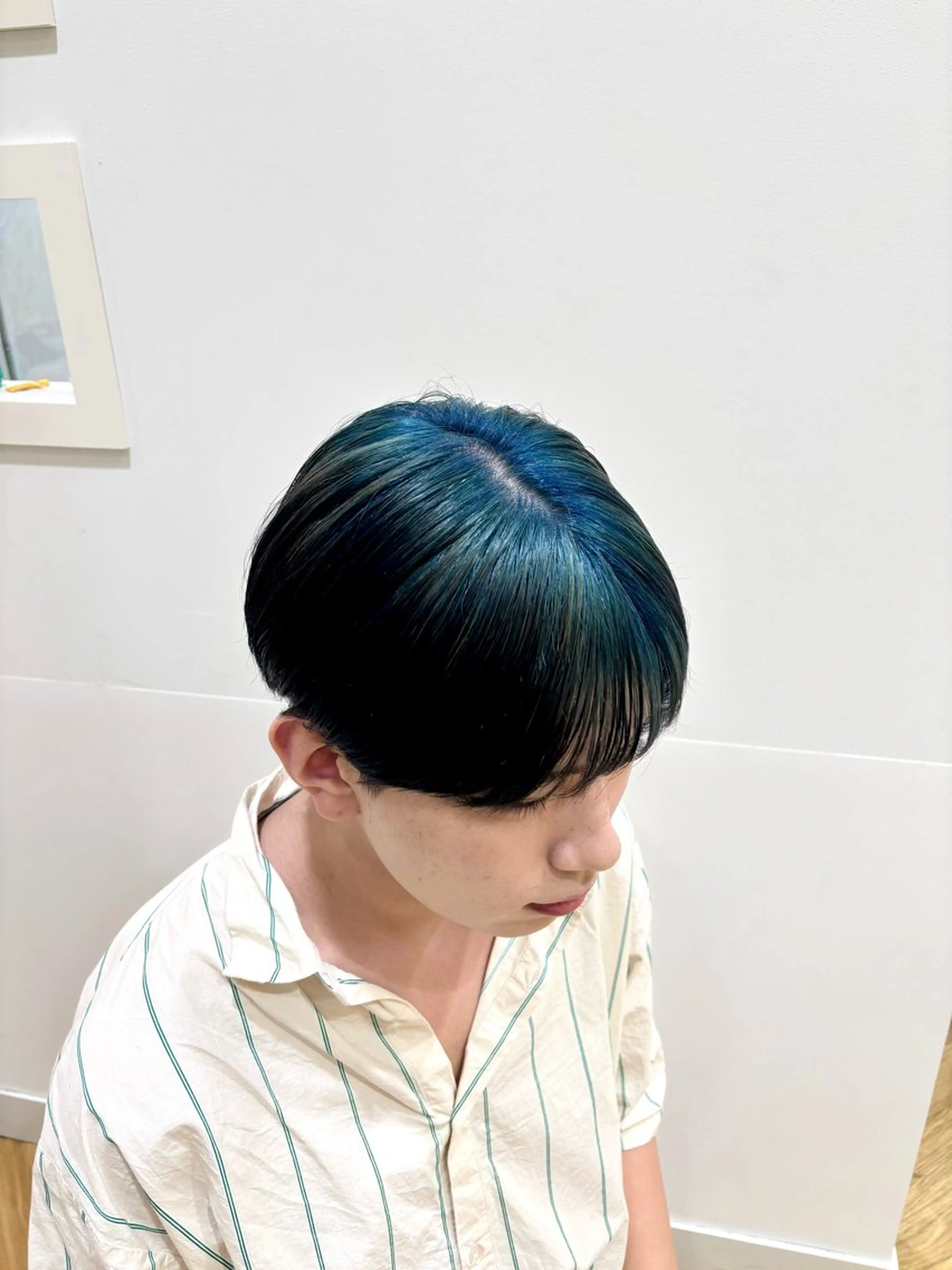 ショート カラー メンズ デザインカラー 田中 真白のヘアスタイル