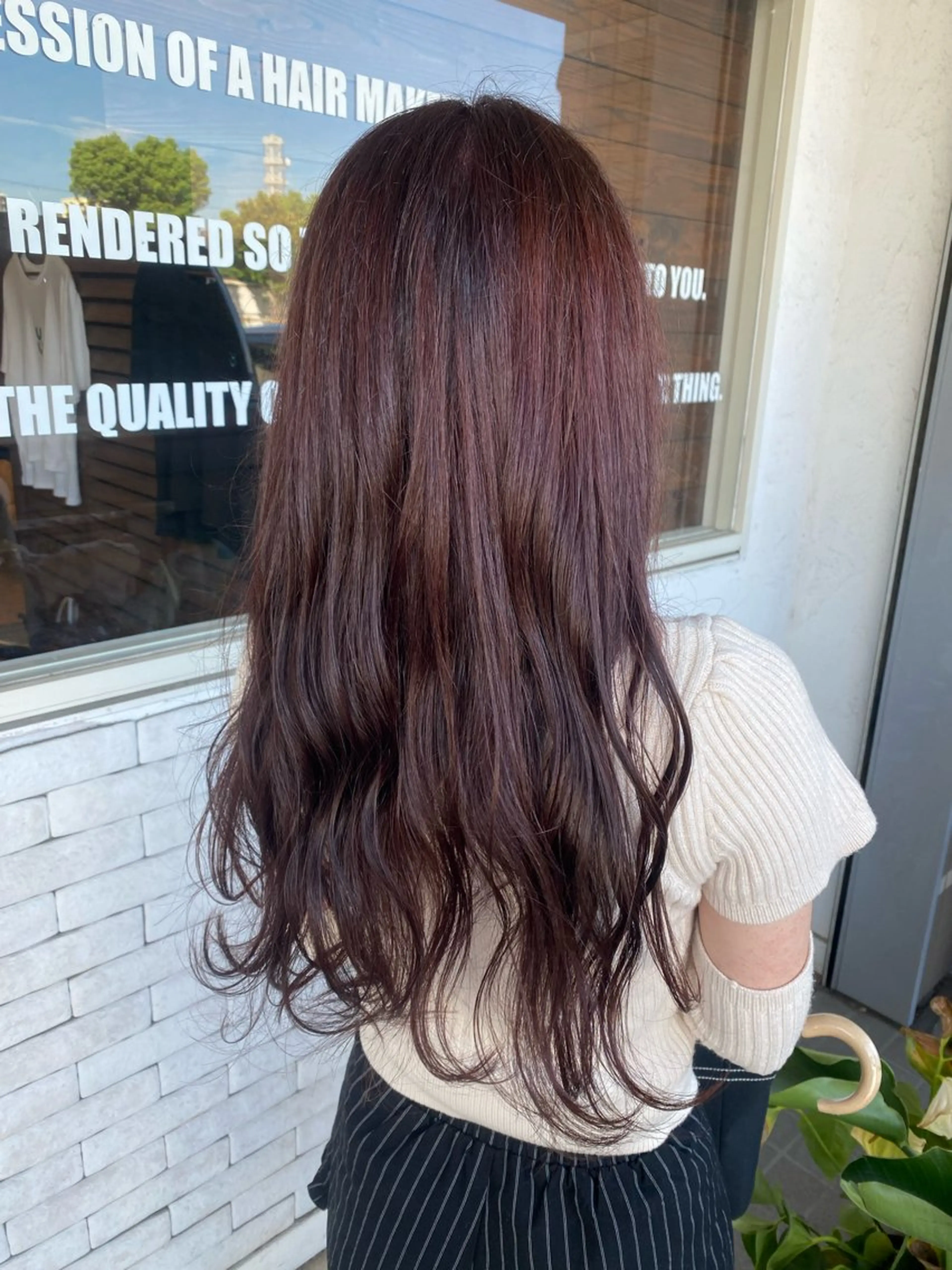 ロング カラー ボルドーカラー @z(ｱｯﾄｾﾞｰ) fumikoのマツエク・マツパデザイン